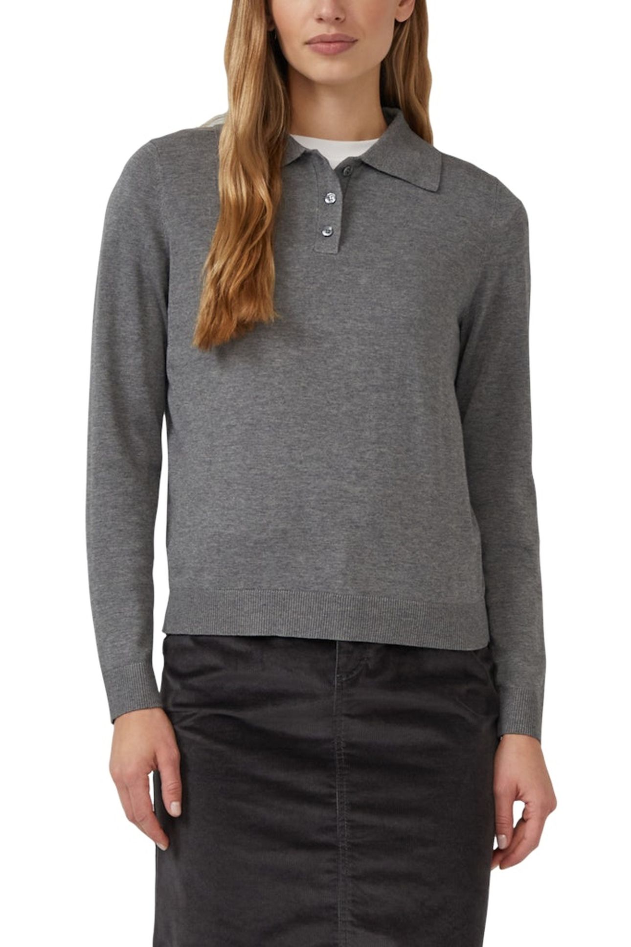 S.OLIVER PULLOVER GREY/BLACK 1