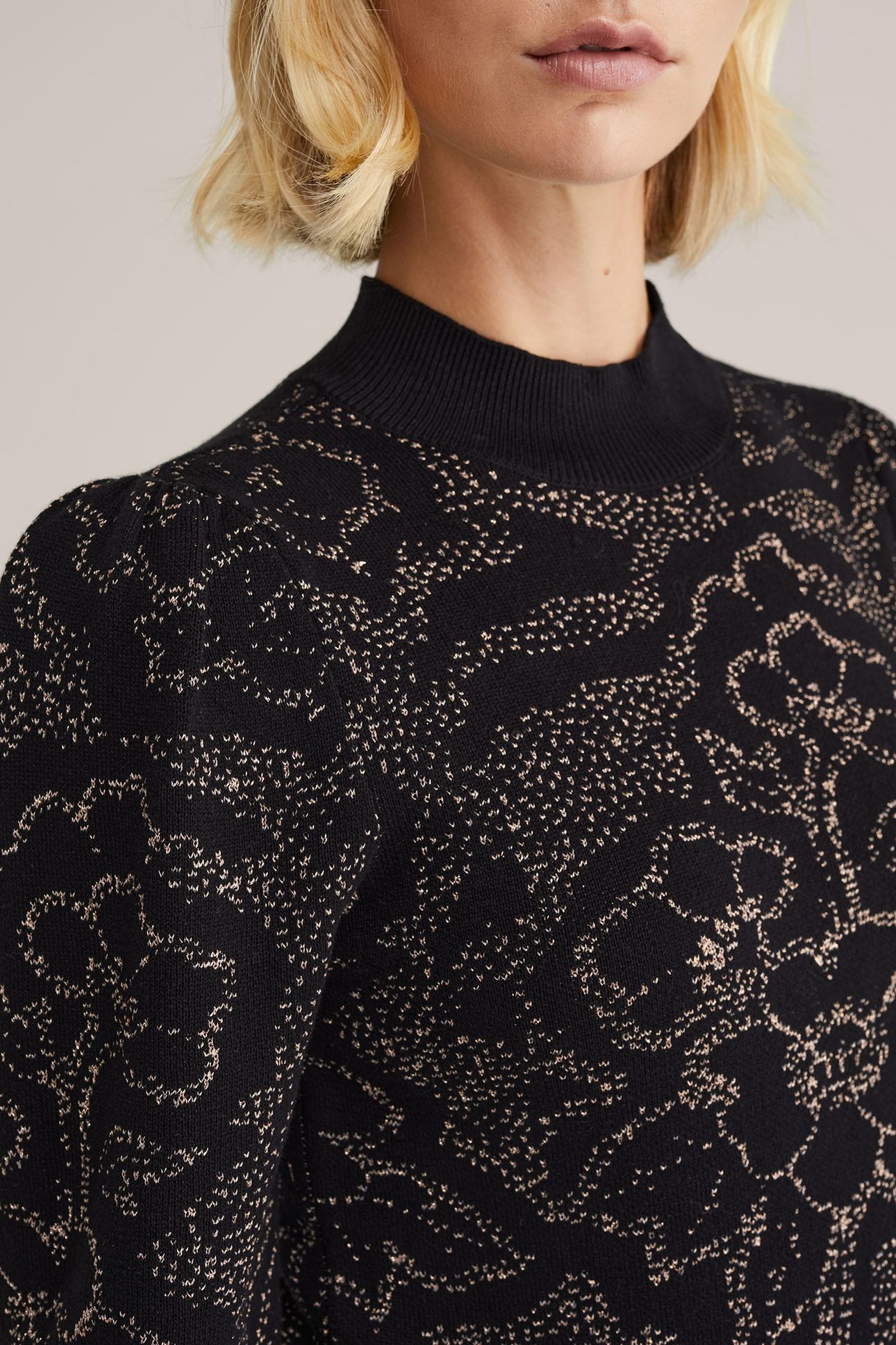 KNITTED PULLOVER BLACK 5