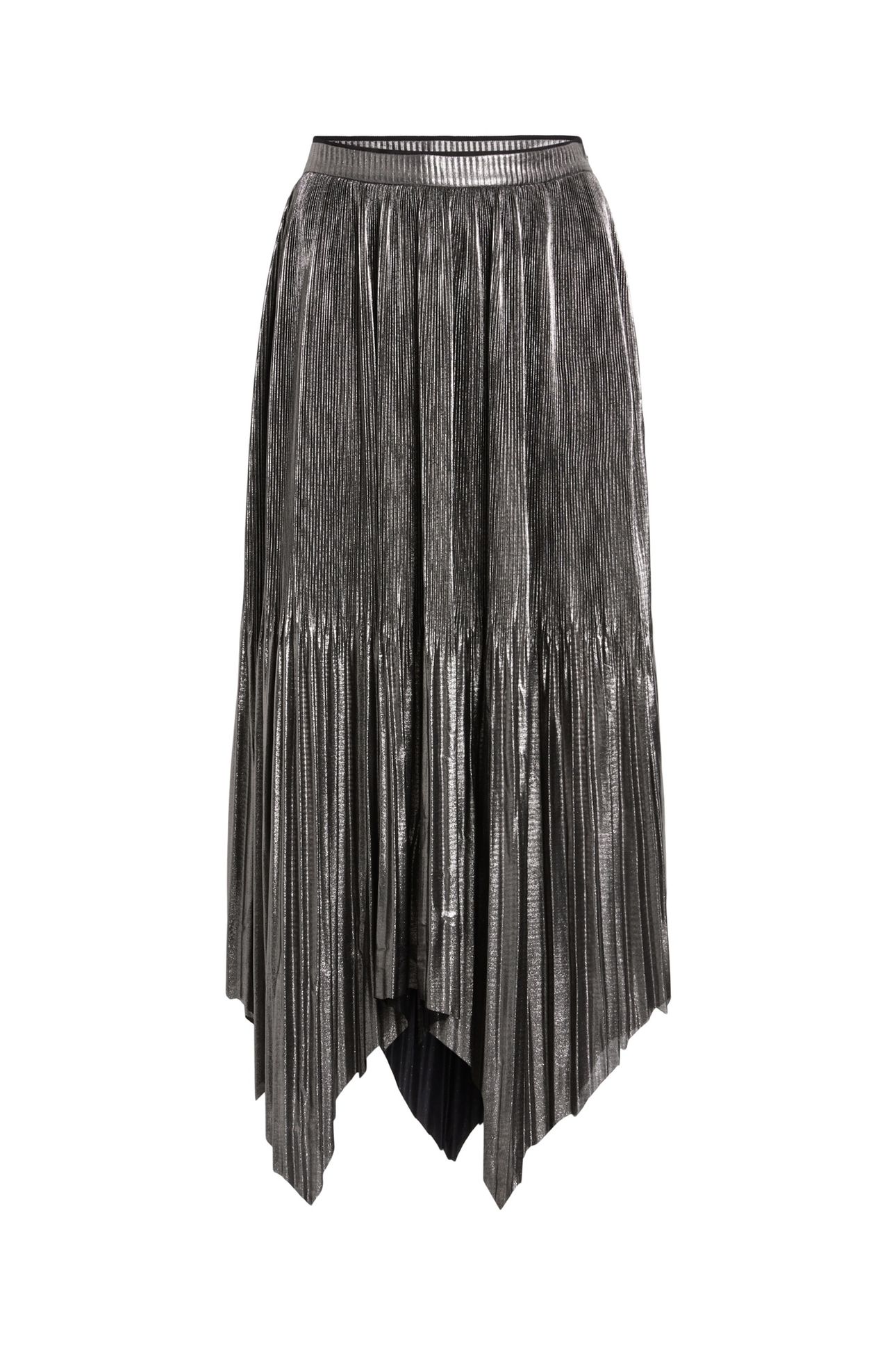 LERIN METALLIC SKIRT SILVER 4