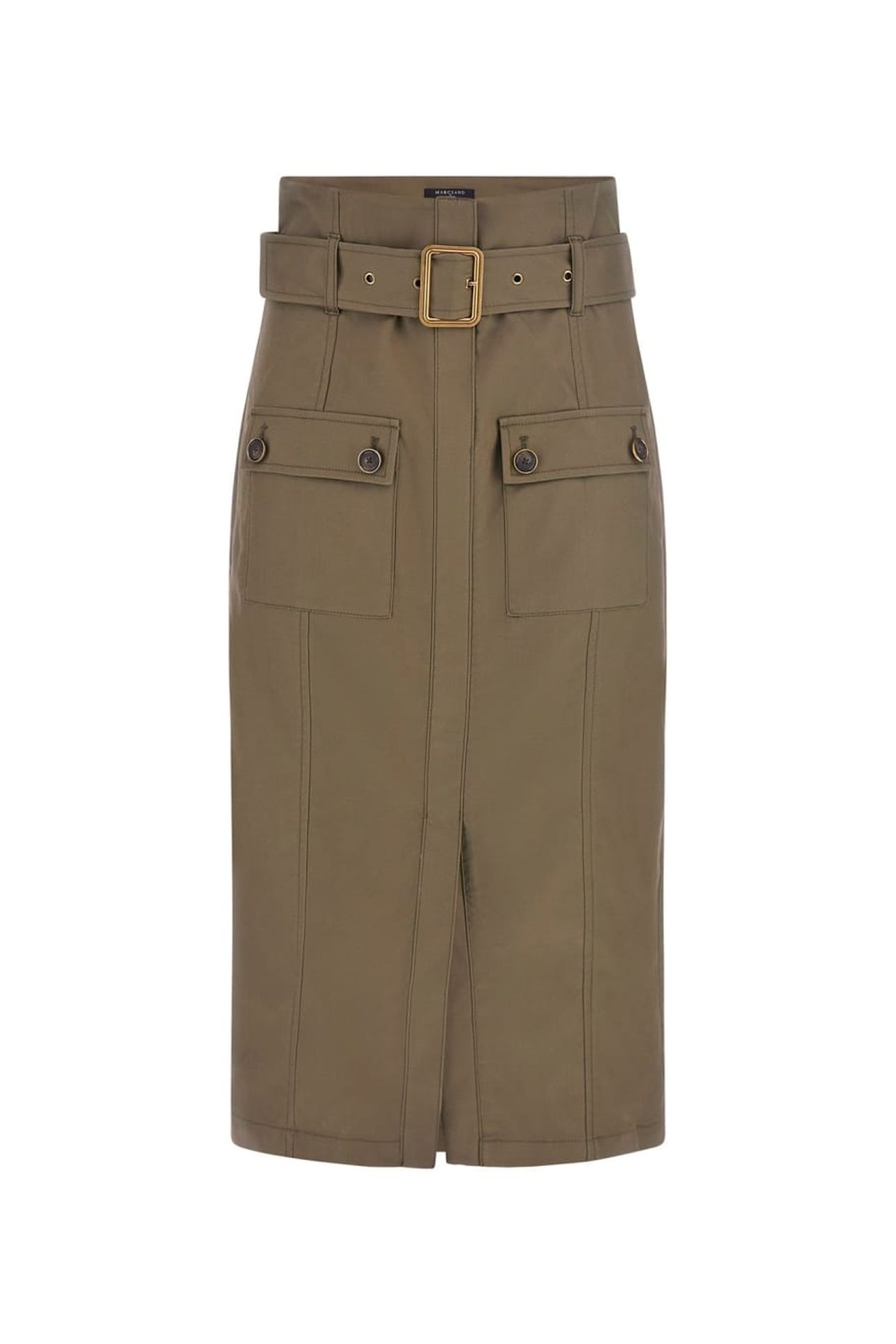 MARCIANO BY GUESS CINDY MIDI SKIRT ARMY OLIVE 6