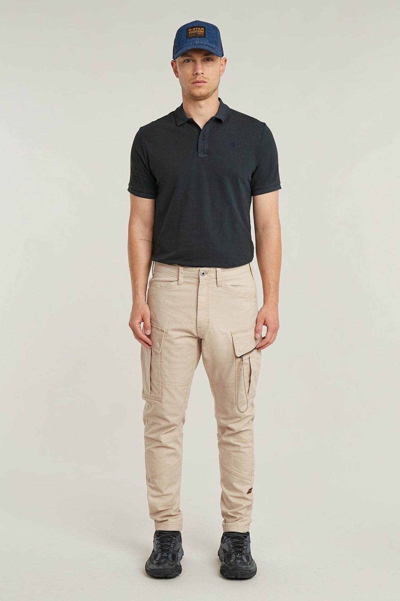 ZIP PKT 3D SKINNY CARGO 2.0 PANTS DK BRICK 1
