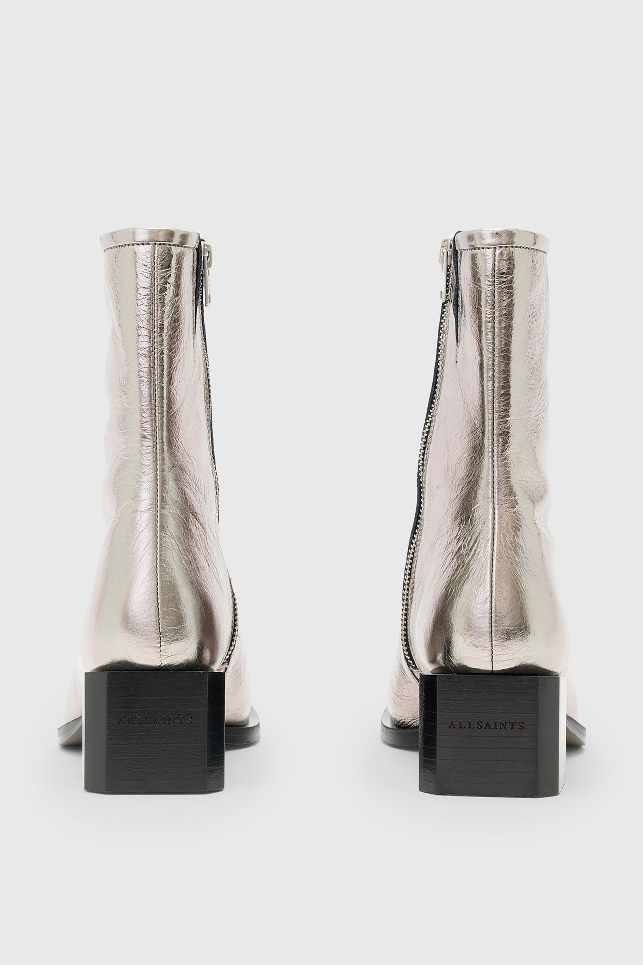 AVRIL METALLIC BOOT GUNMETAL GREY 4