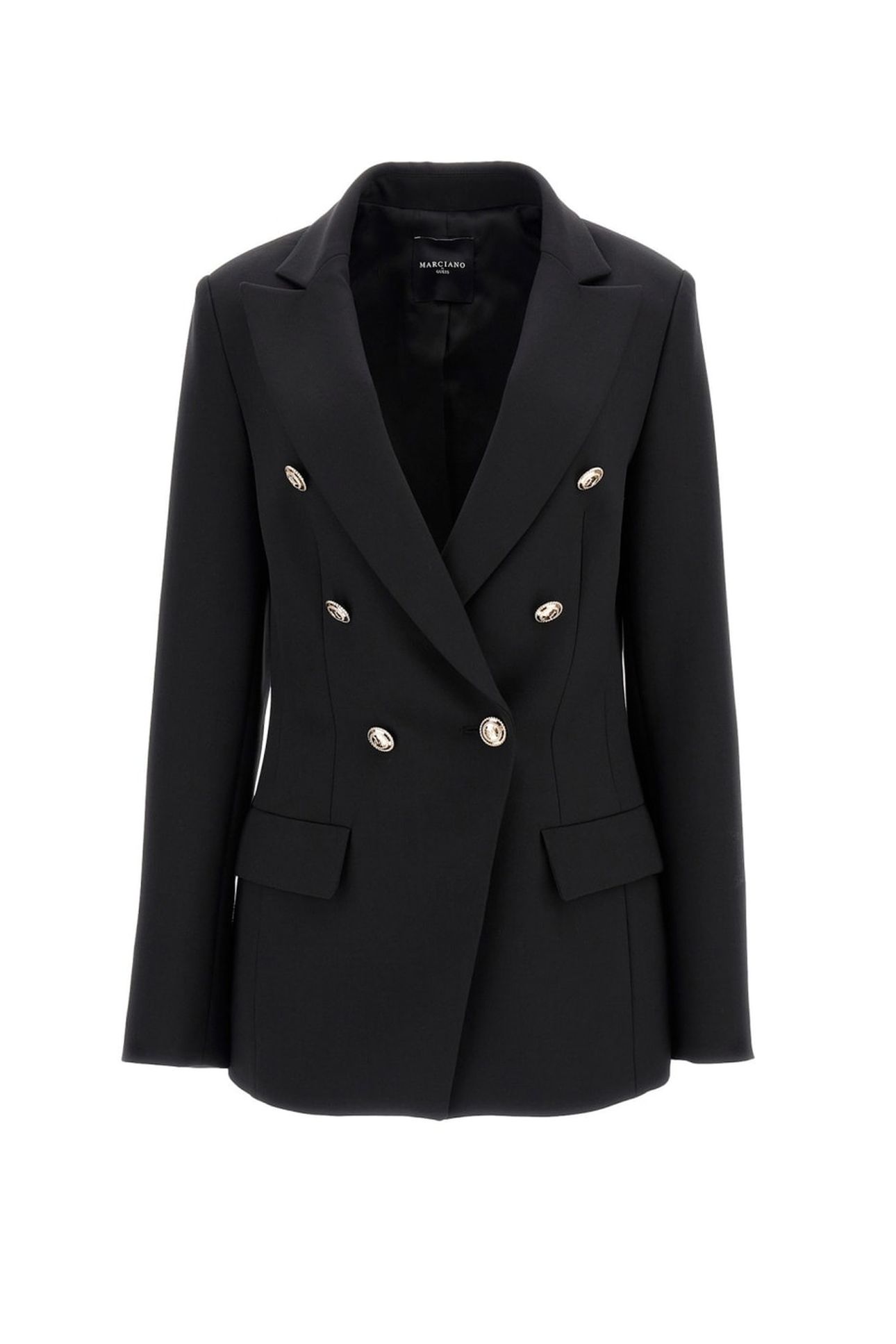 MARCIANO BY GUESS SHELLY BLAZER NEW JET BLACK 2