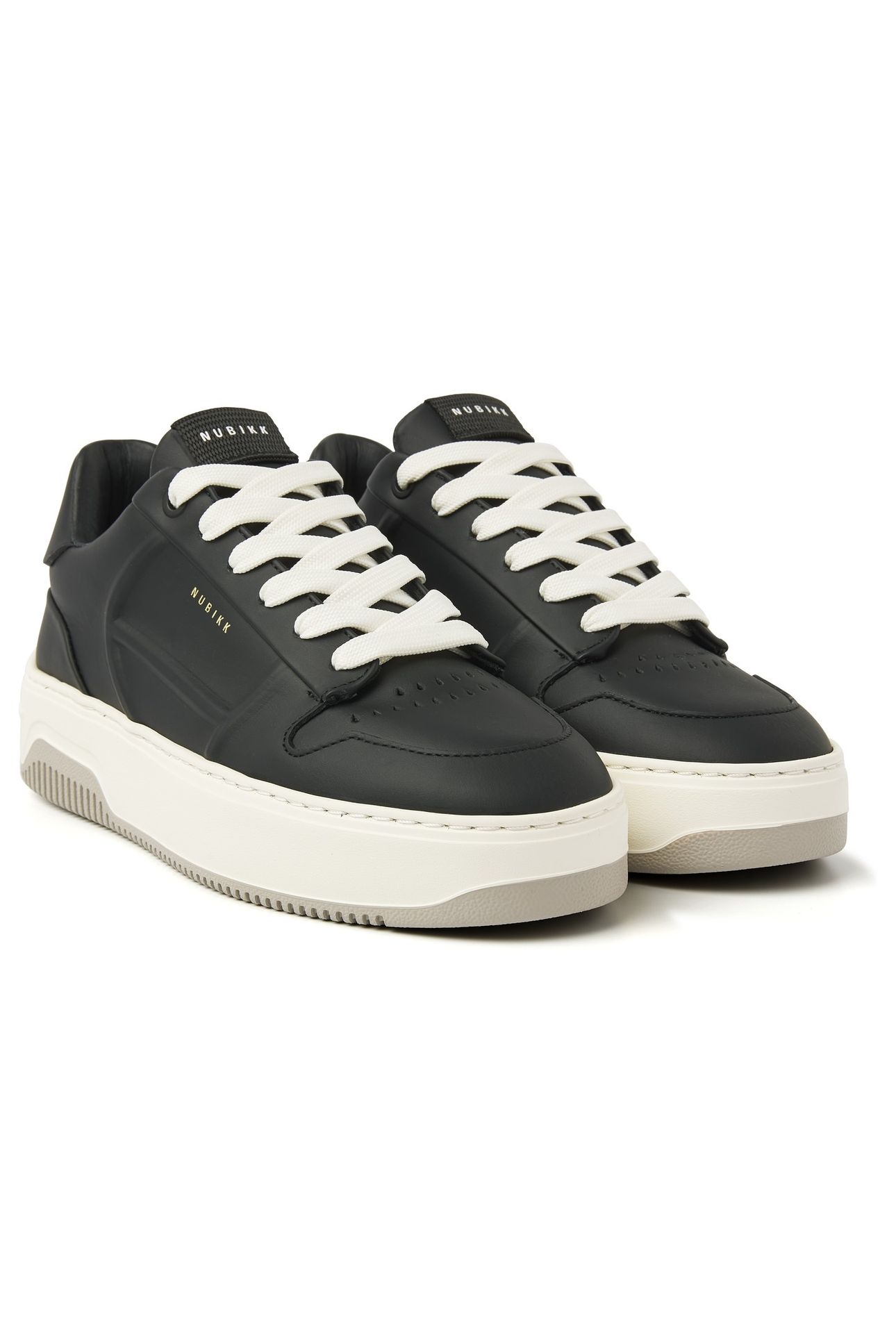 BASKET COLE (L) BLACK LEATHER 2