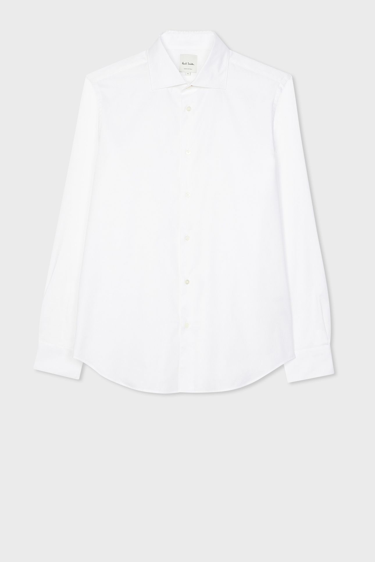 S/C SLIM FIT SHIRT WHITE 3