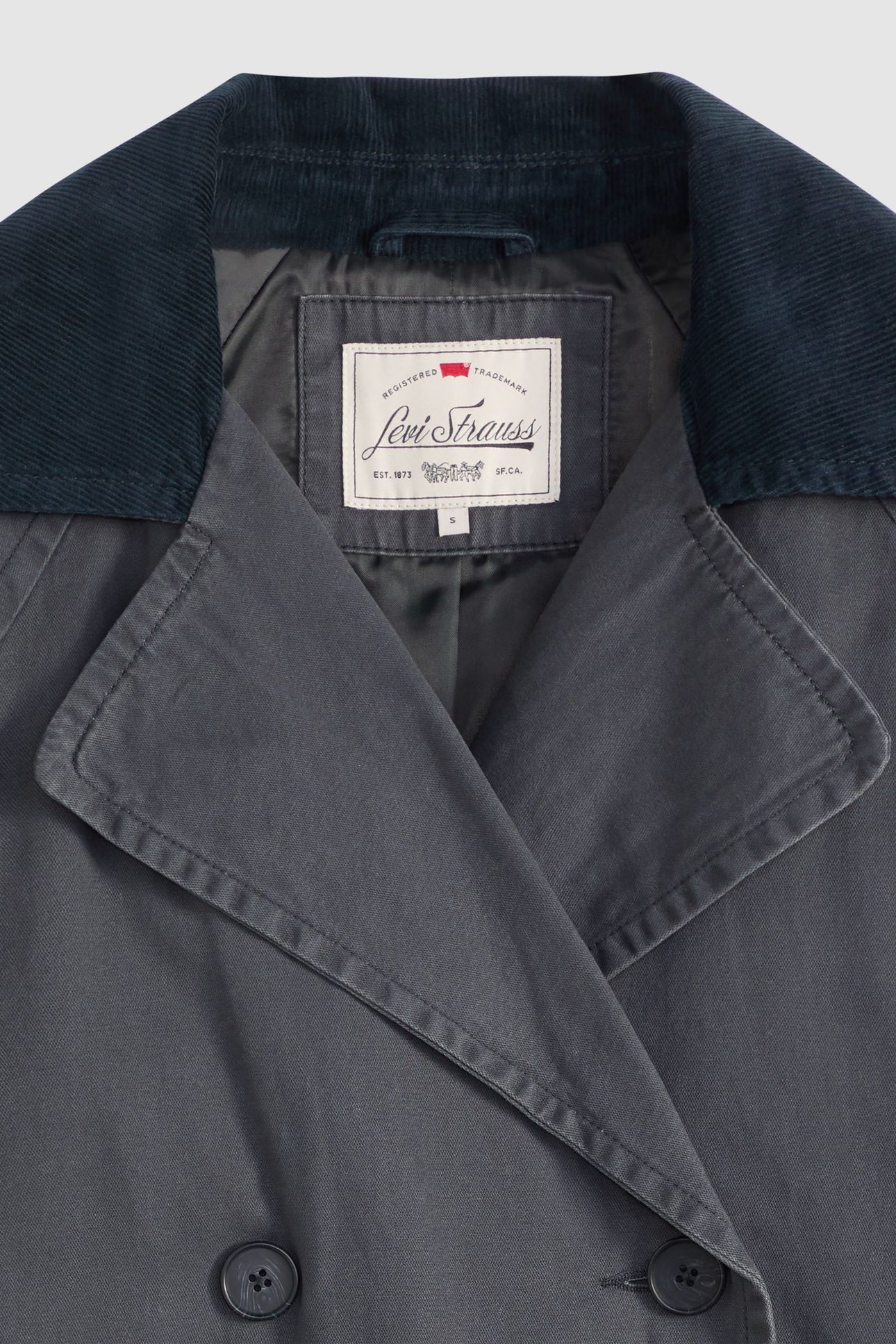 BREE BARN TRENCH COAT GREY 6