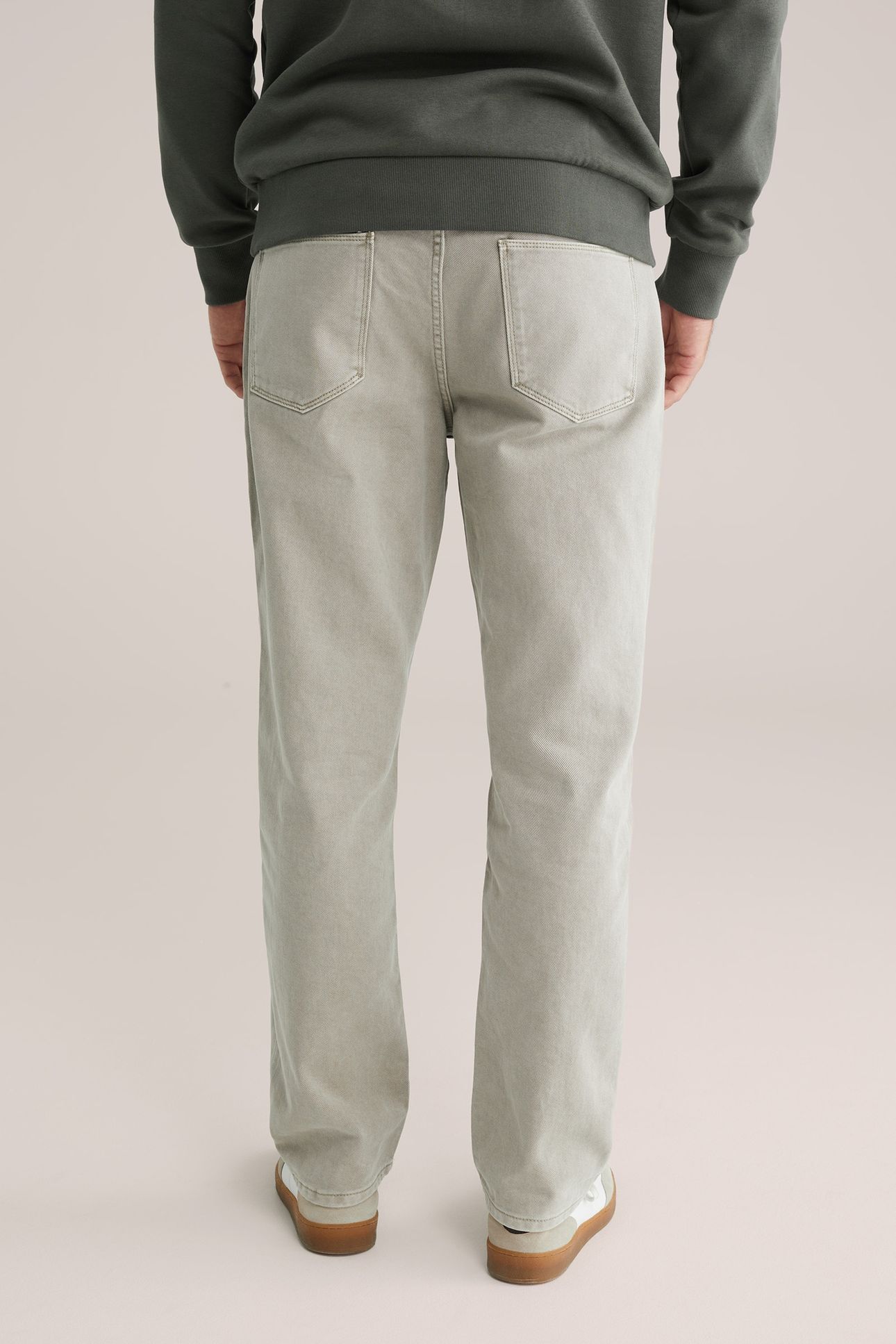 5-POCKET MID WAIST BEIGE 2