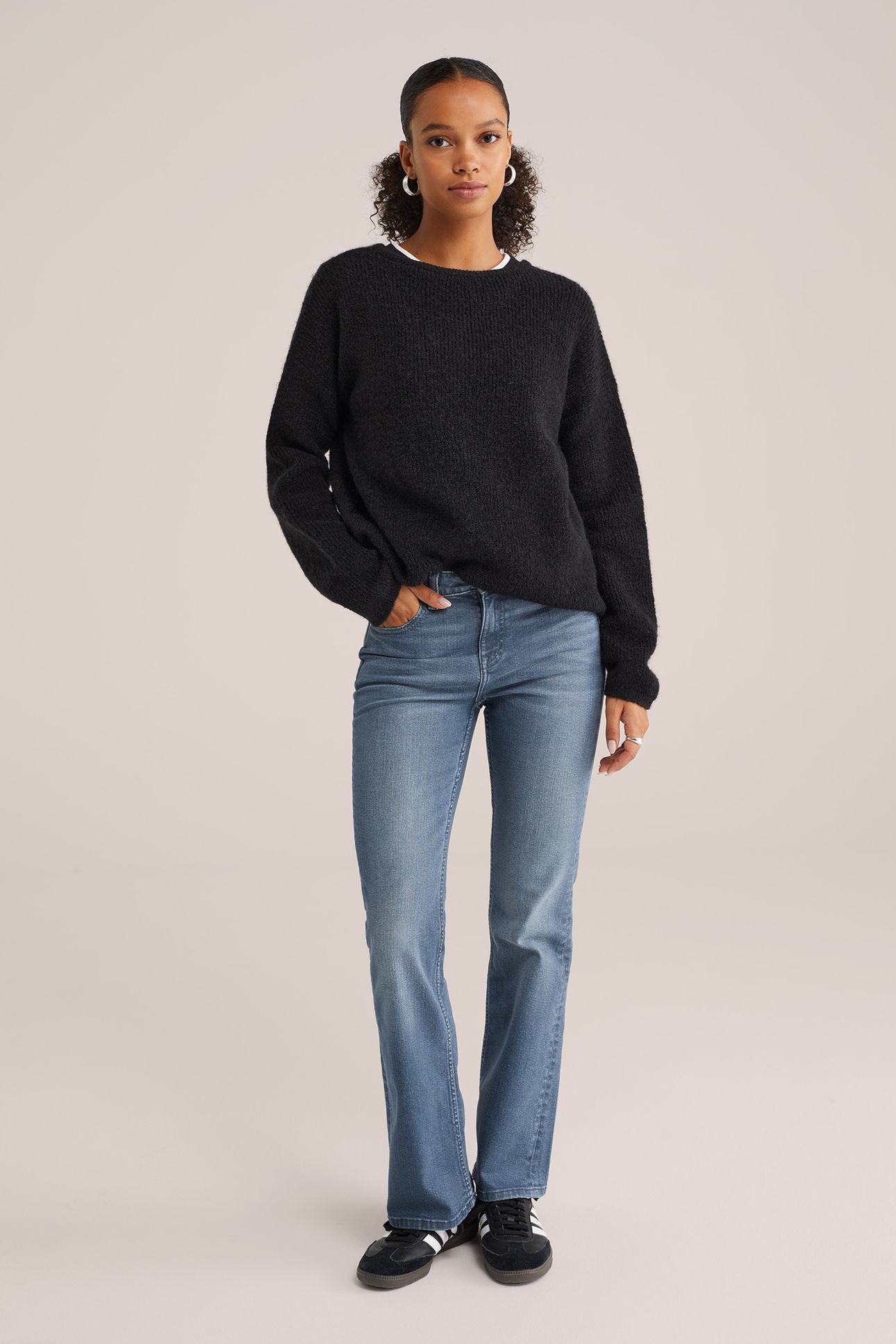 5-POCKET MID WAIST GREY 3