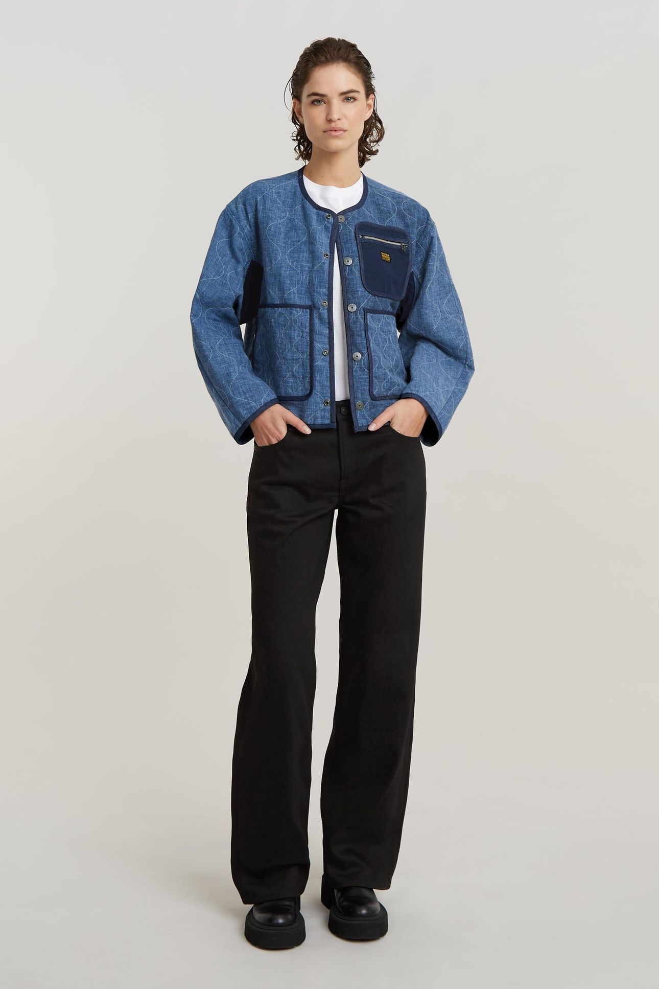 JUDEE LOOSE JEANS PITCH BLACK 1