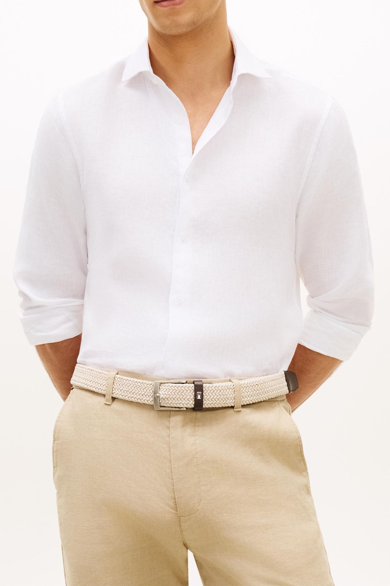 DC LINEN SHIRT OPTIC WHITE 3