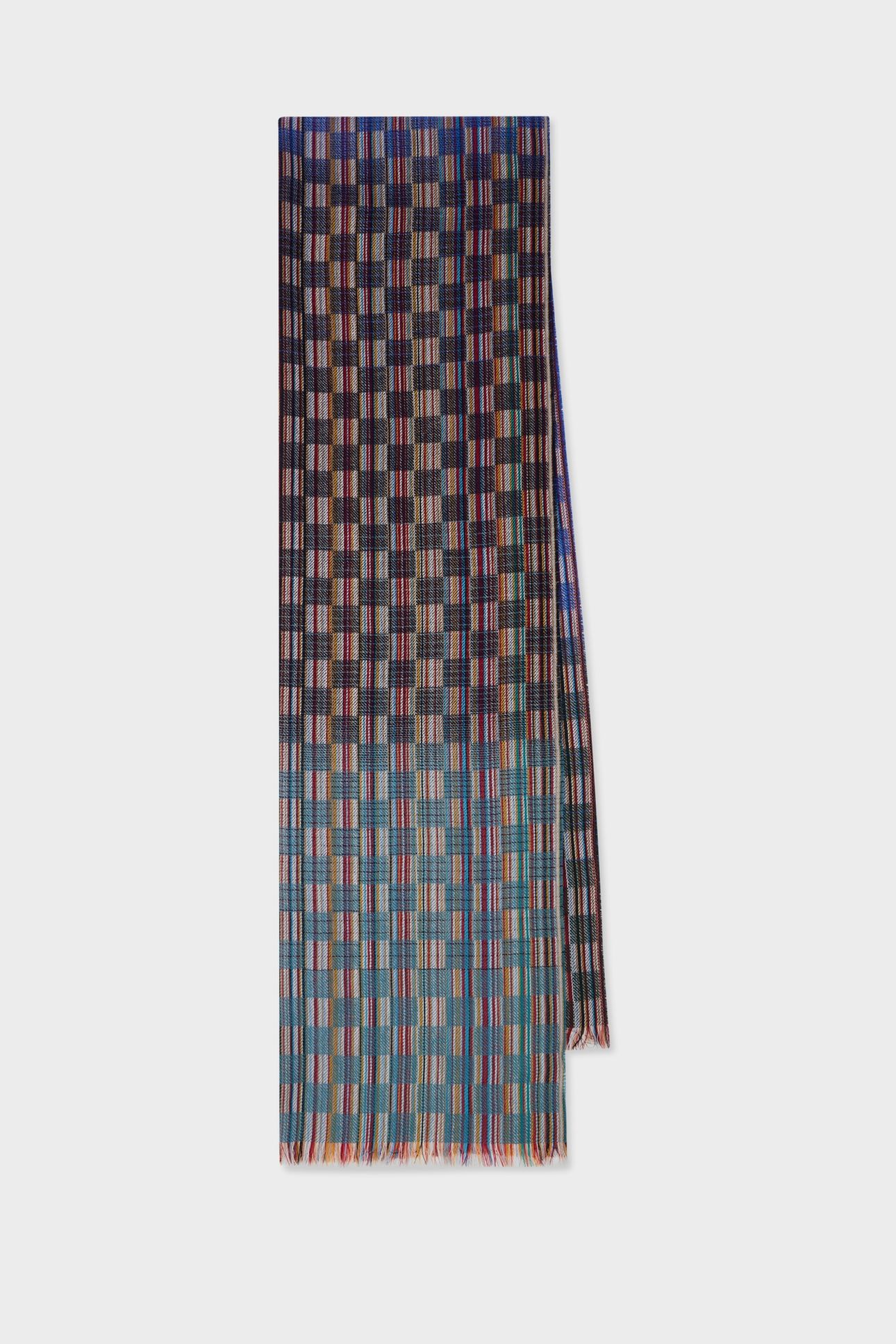 SCARF WEAVE SIGNATURE NAVY 1