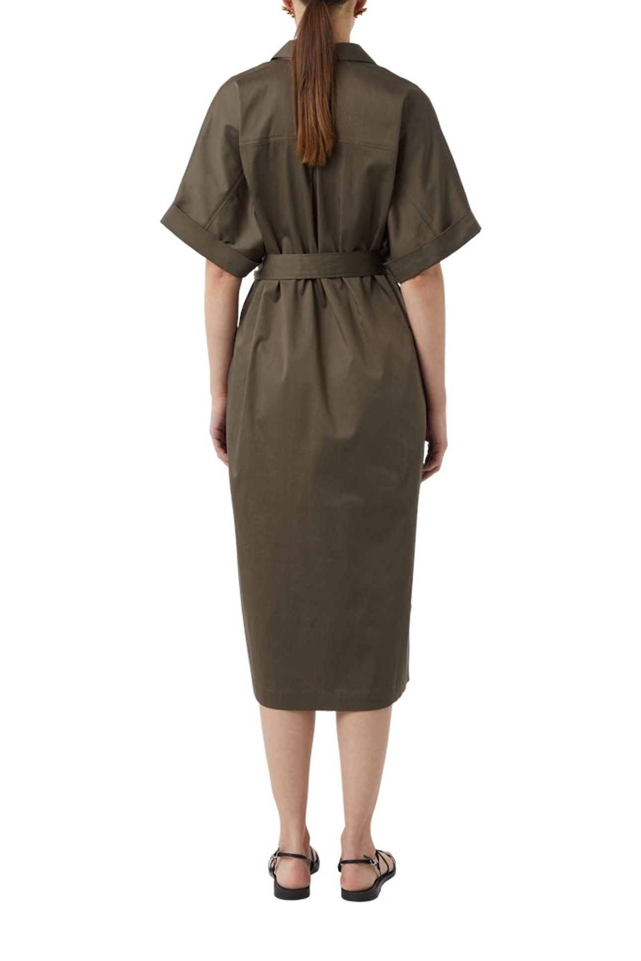 COMMA DRESSES BROWN 3