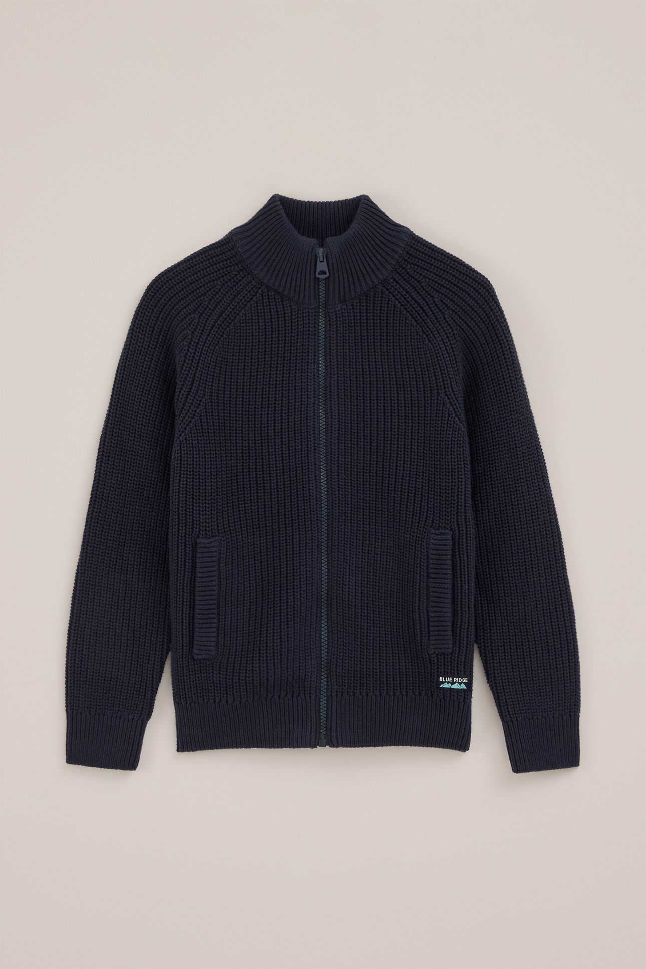 KNITTED CARDIGAN NAVY BLUE 3