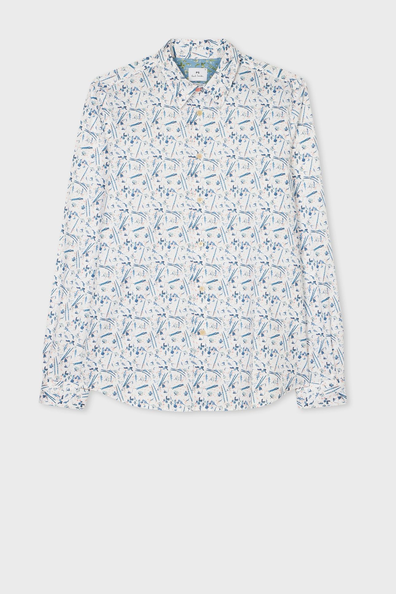 LS TAILORED FIT SHIRT WHITE 4