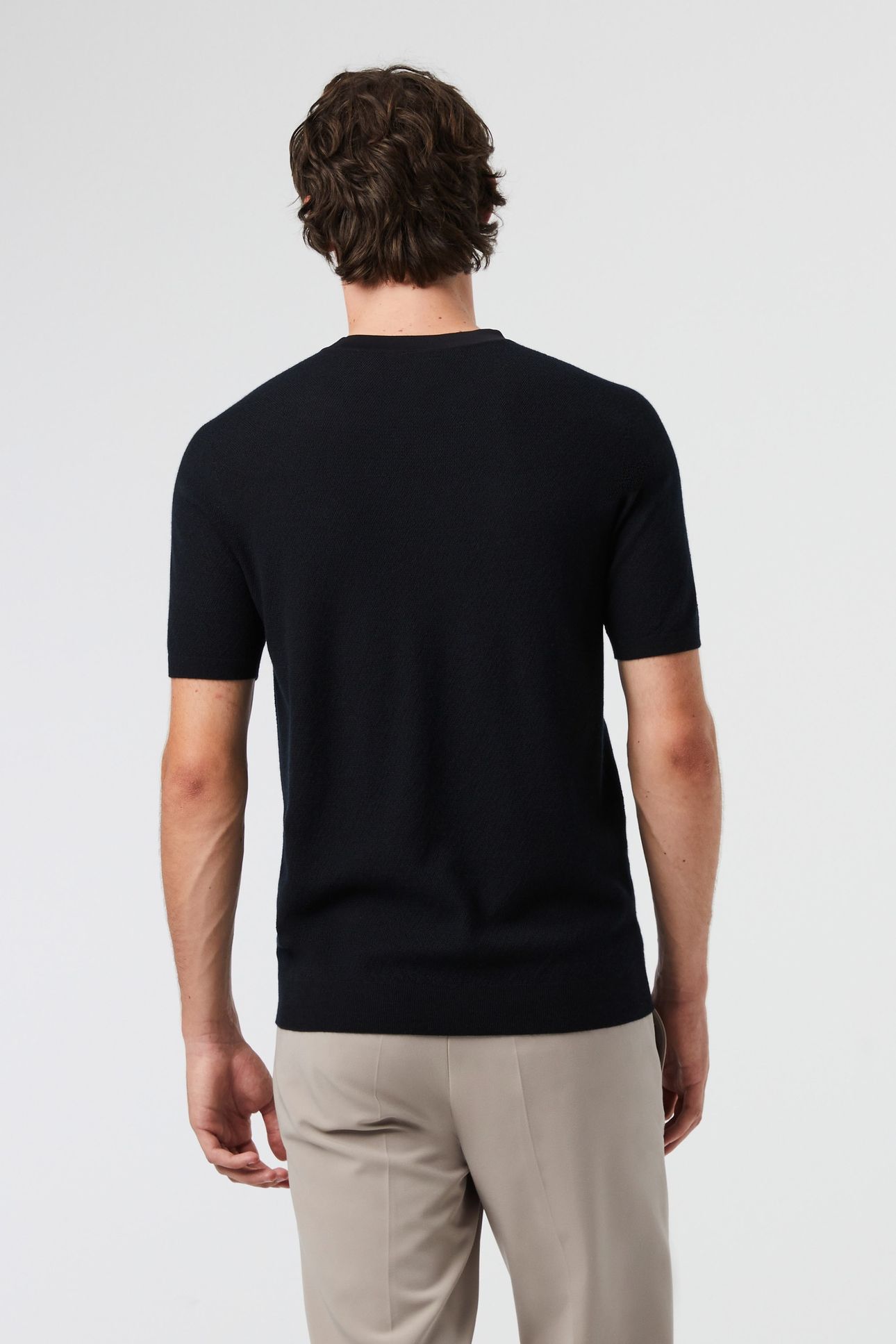 FECAS V2.Y8.01 FLAT-KNIT-SHIRT BLACK 2