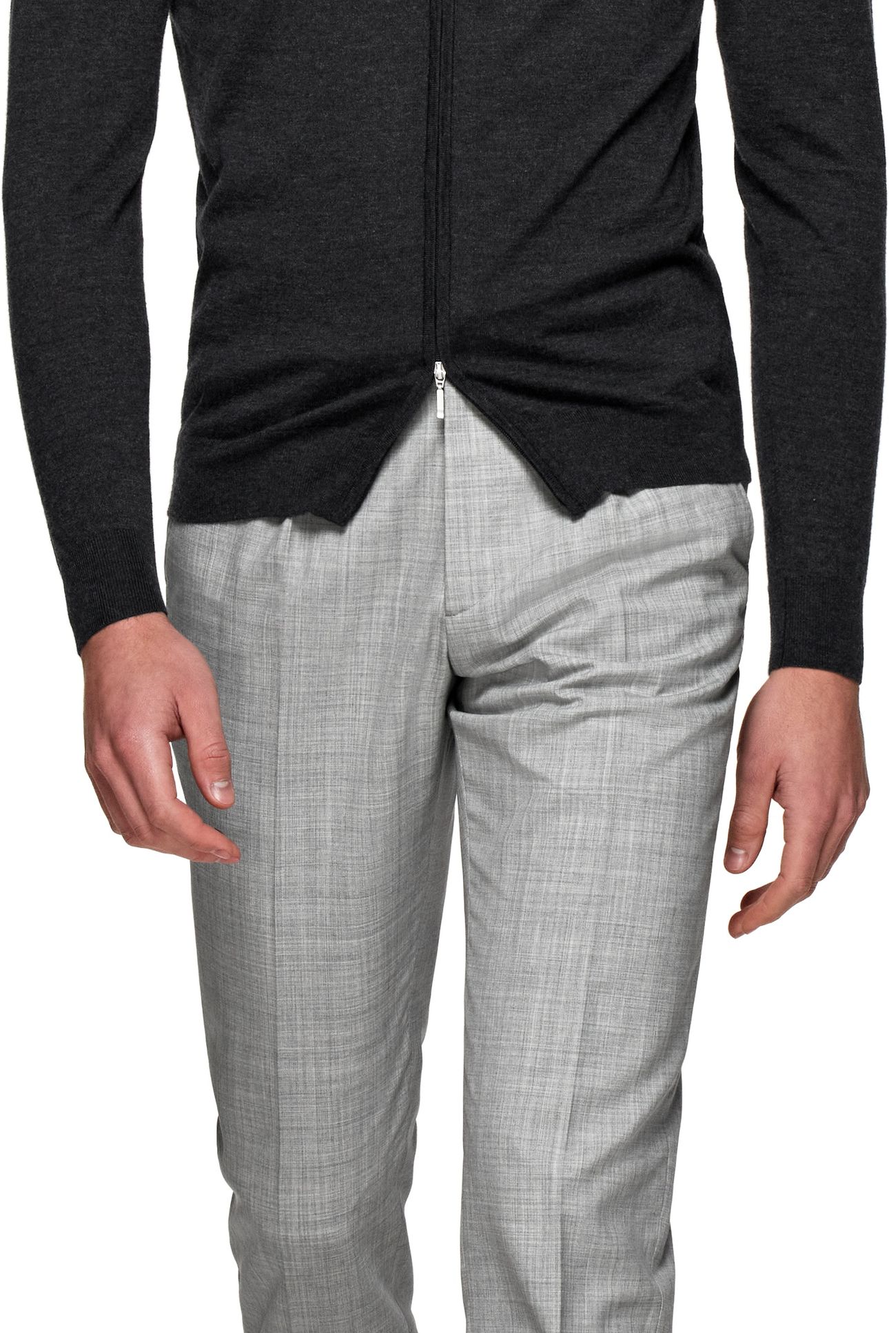FULL ZIP LUXURY DARK GREY 2