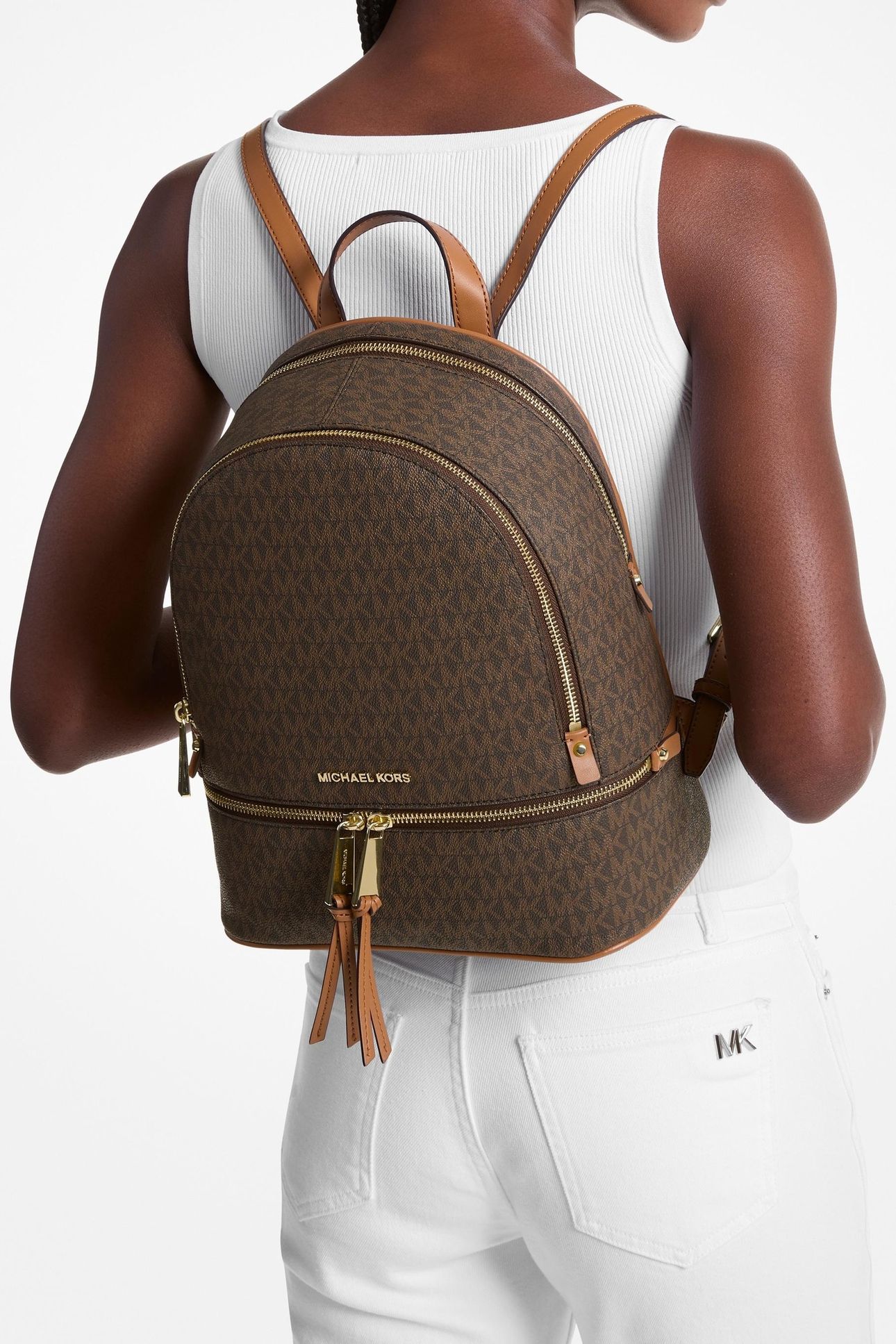 MEDIUM BACKPACK BROWN 2