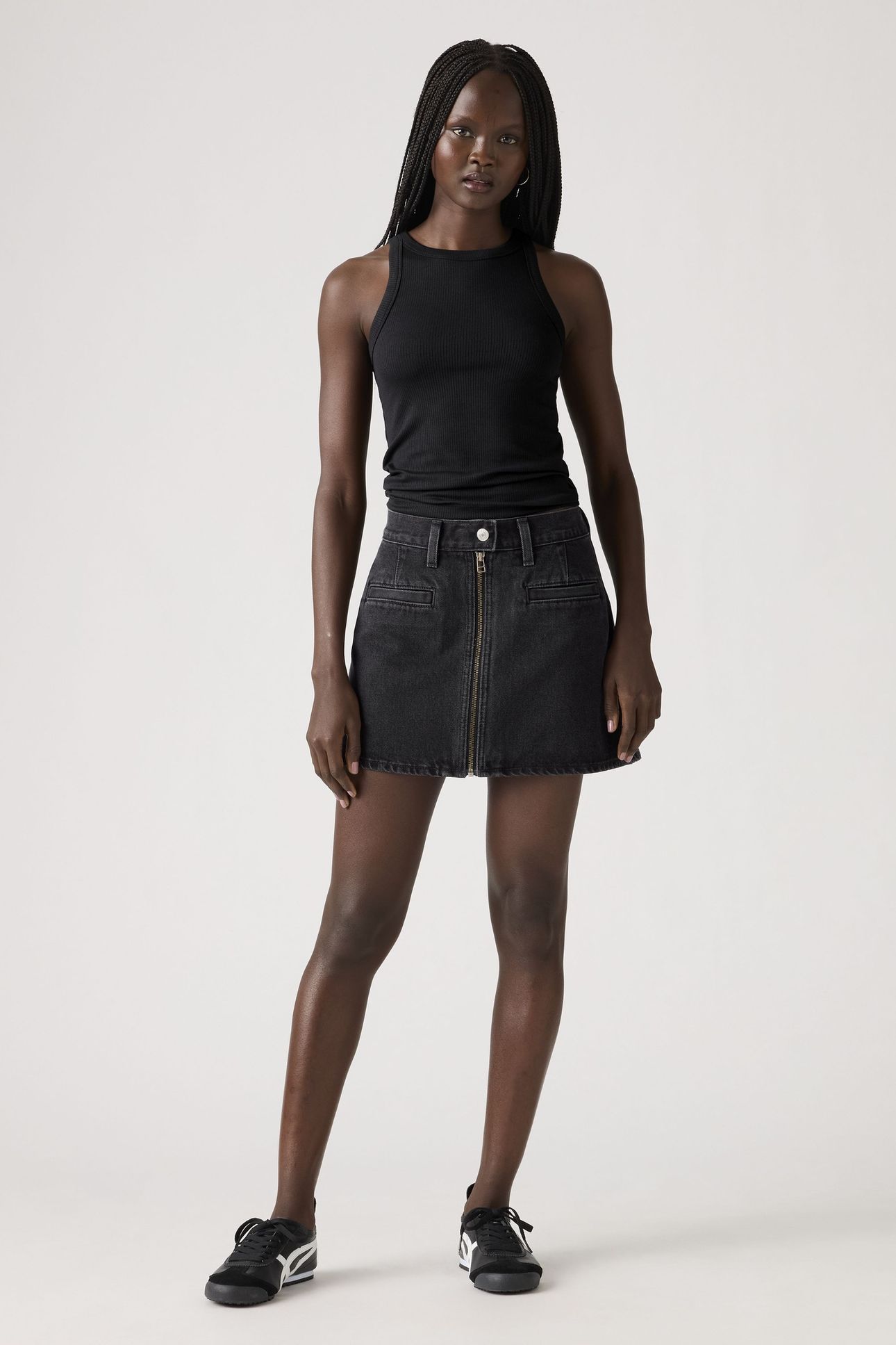 MOTO ICON SKIRT BLACK 1