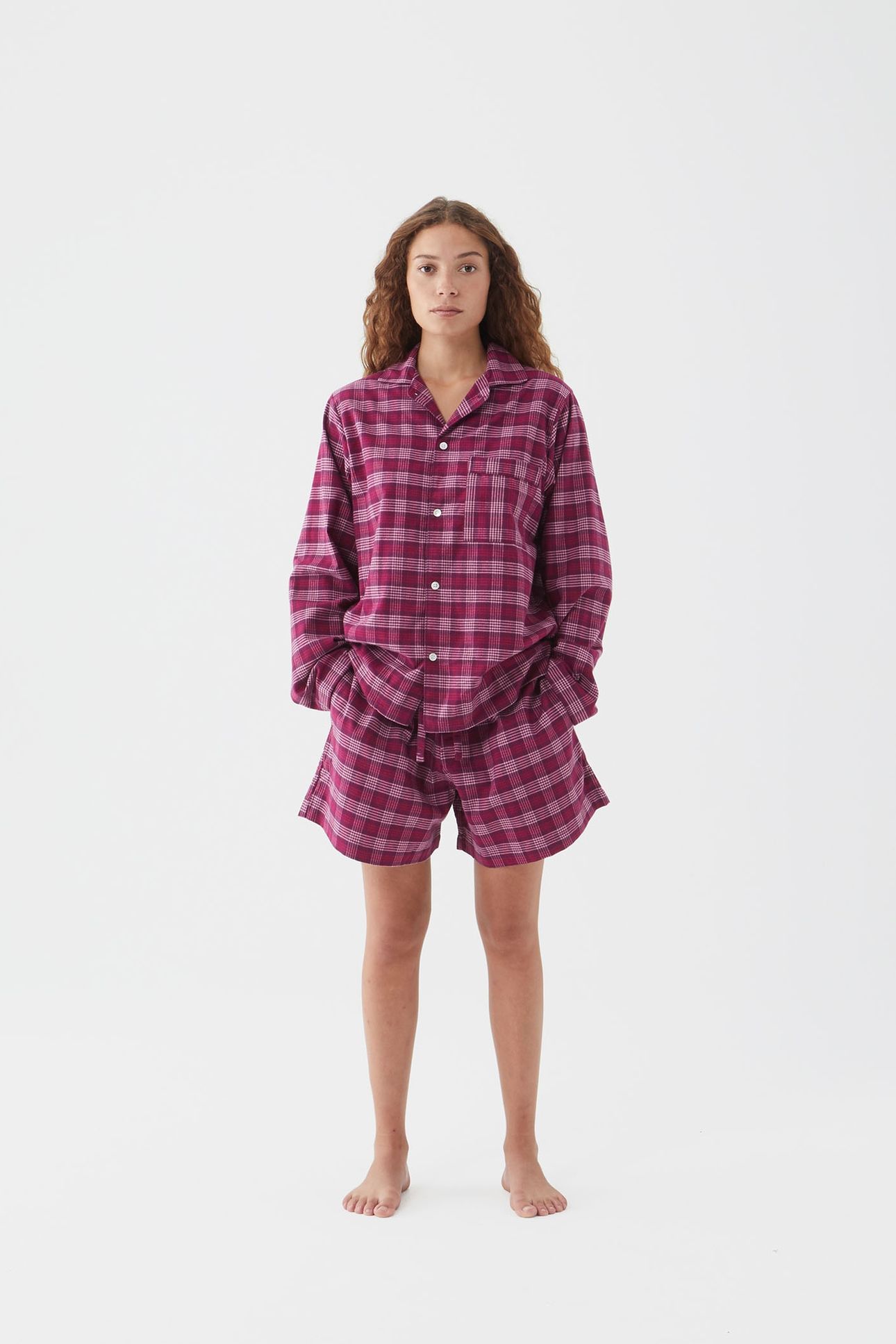 UNISEX FLANNEL, PYJAMAS SHORTS DEEP DREAM 6