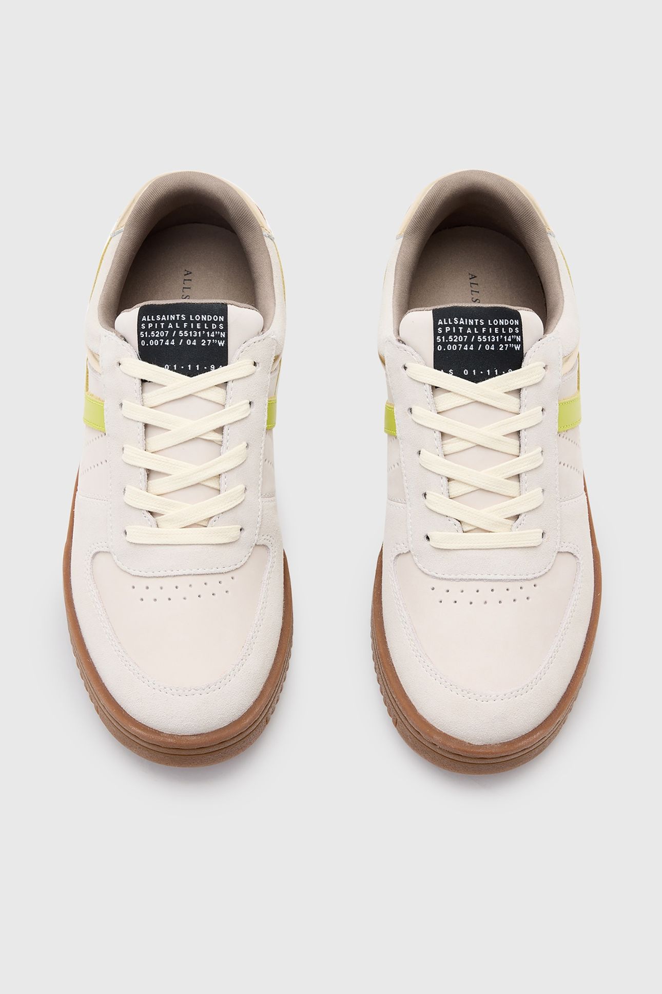 VIX SUEDE SNEAKER WHITE/BROWN/GREEN 2