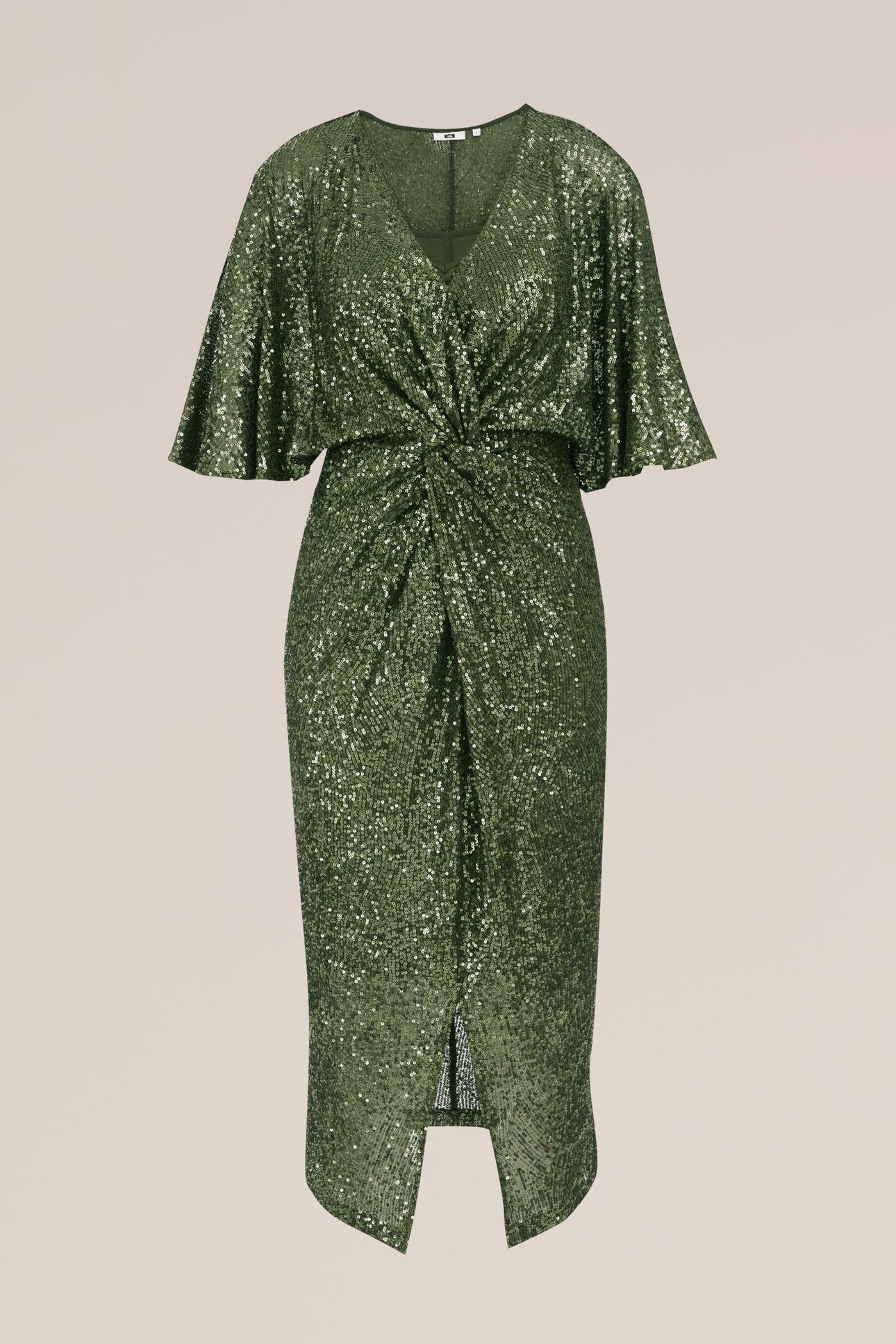 DRESS MID LENGTH DARK GREEN 4