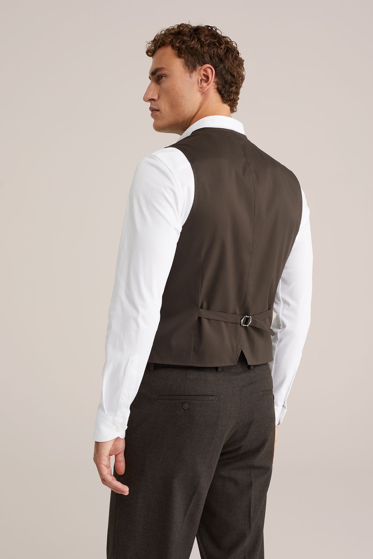 WAISTCOAT DARK BROWN 2