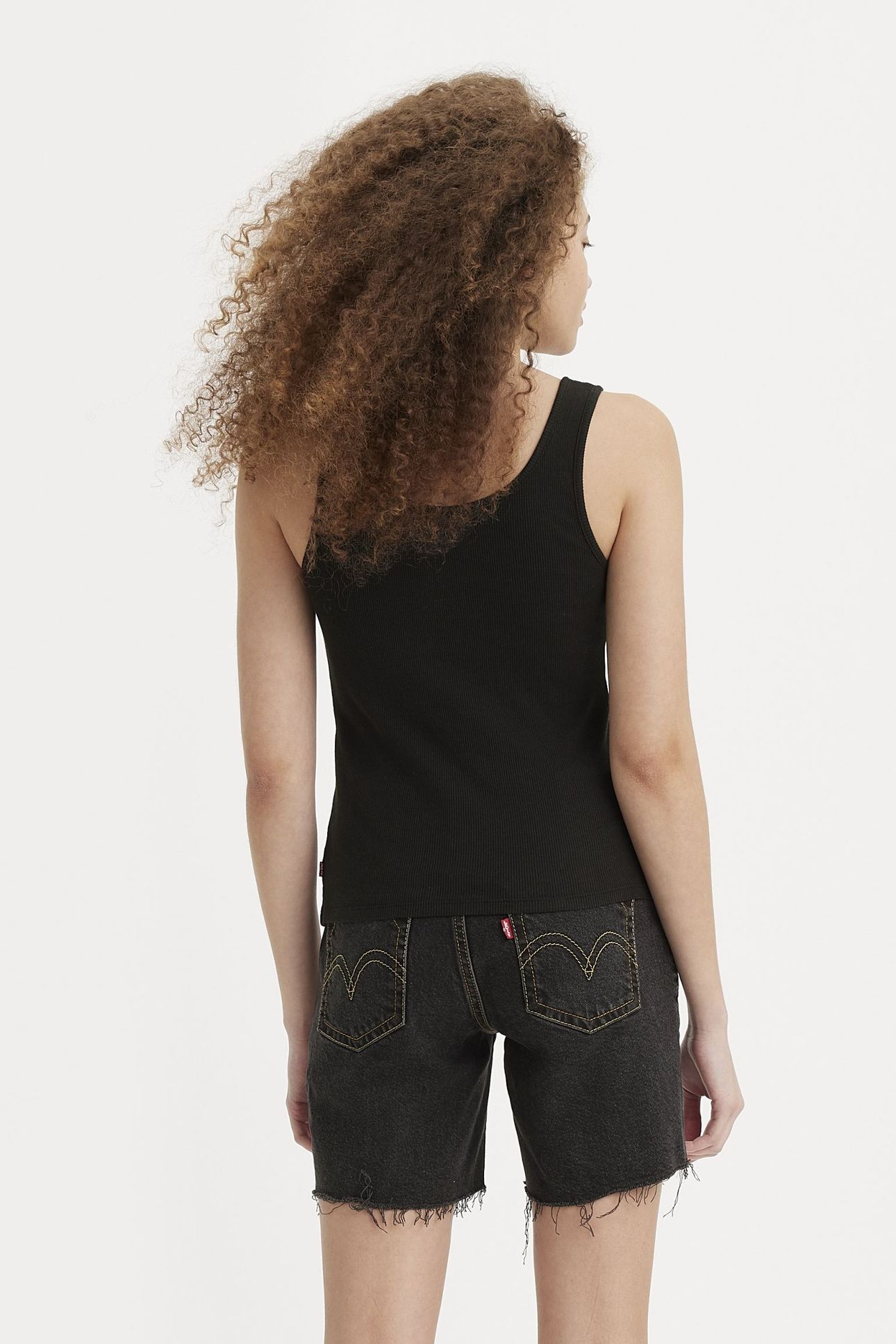 ESSENTIAL RIB TANK TOP BLACK 3