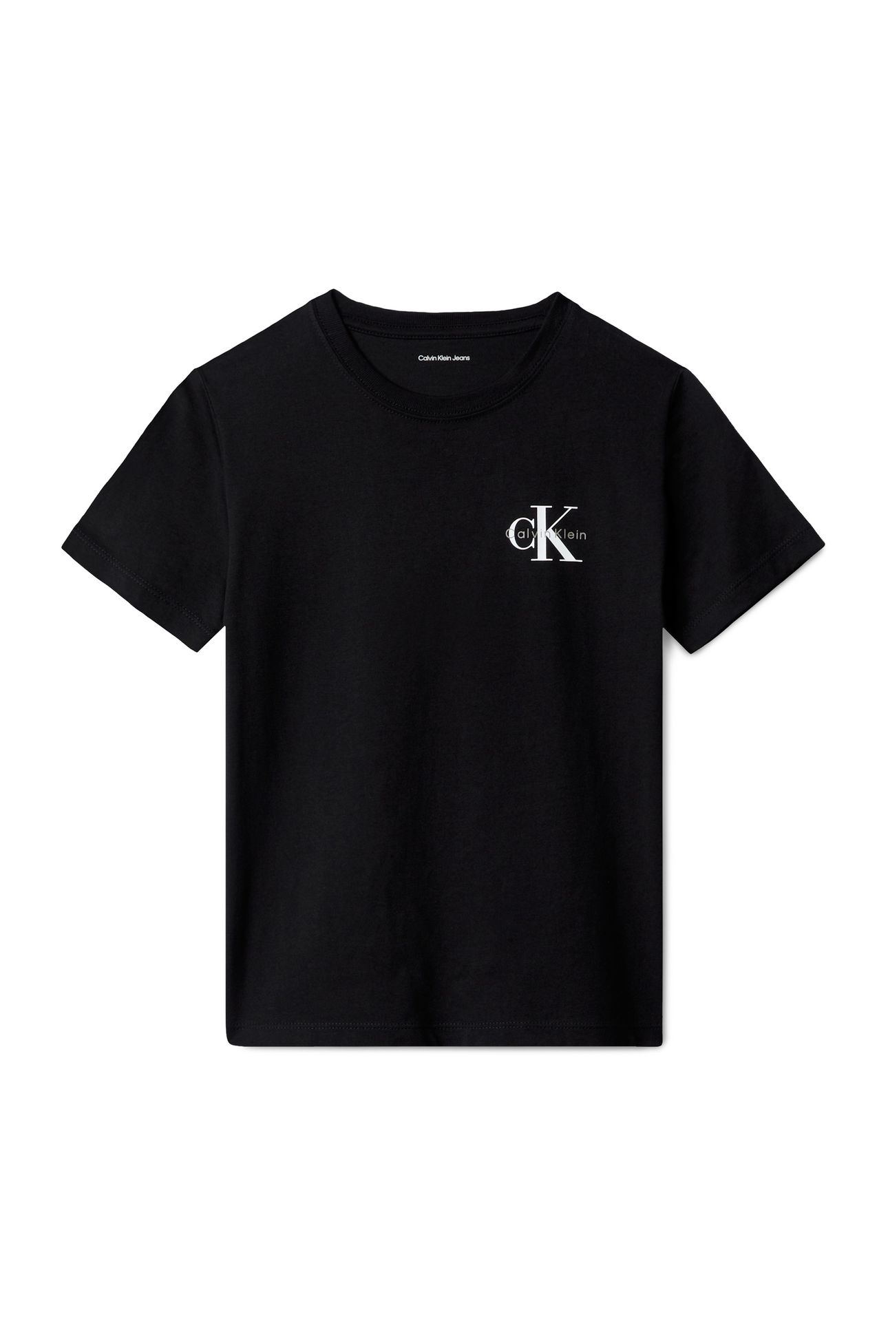UNISEX SMALL MONOLOGO SS TEE CK BLACK 6