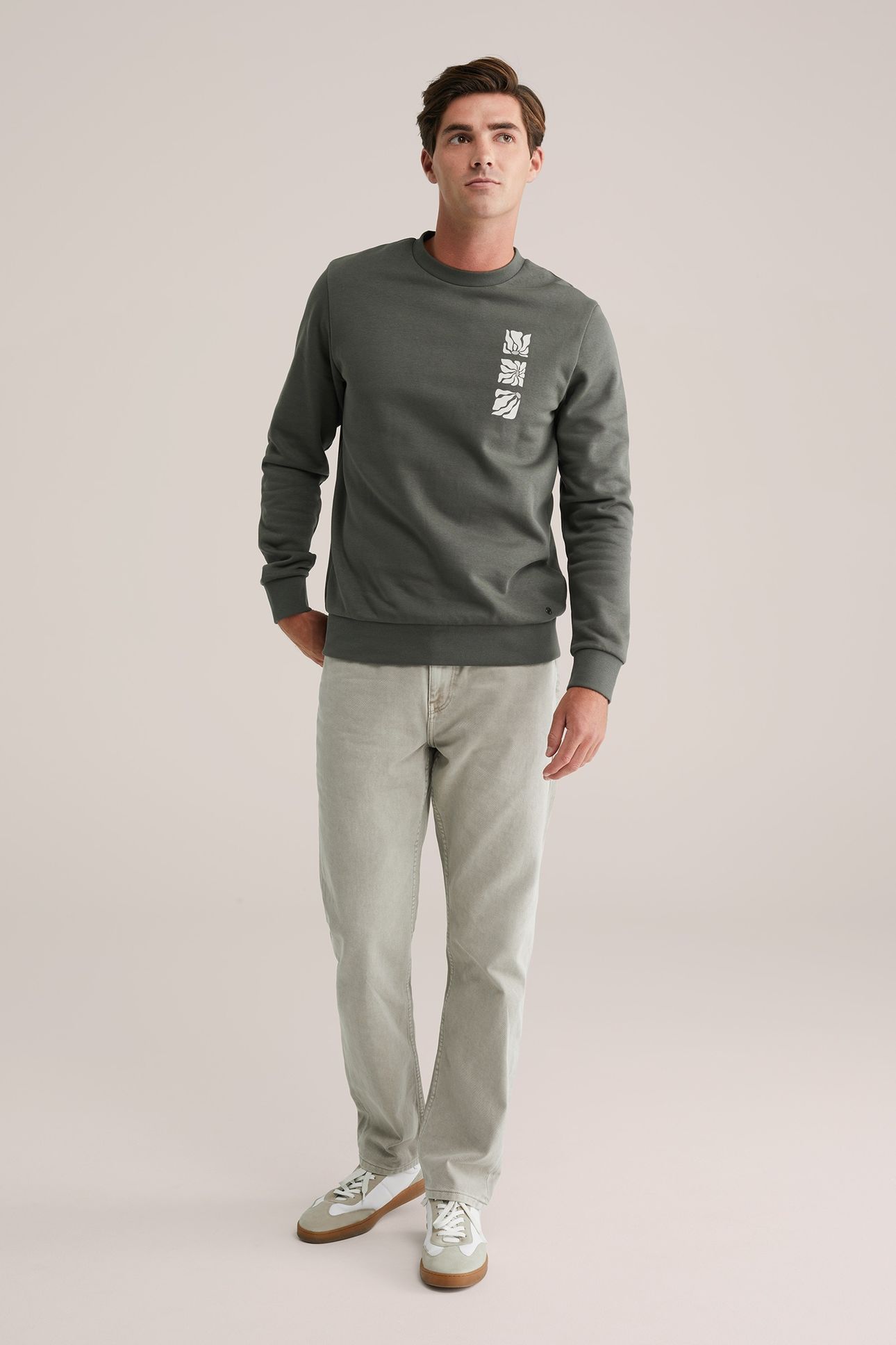 5-POCKET MID WAIST BEIGE 3