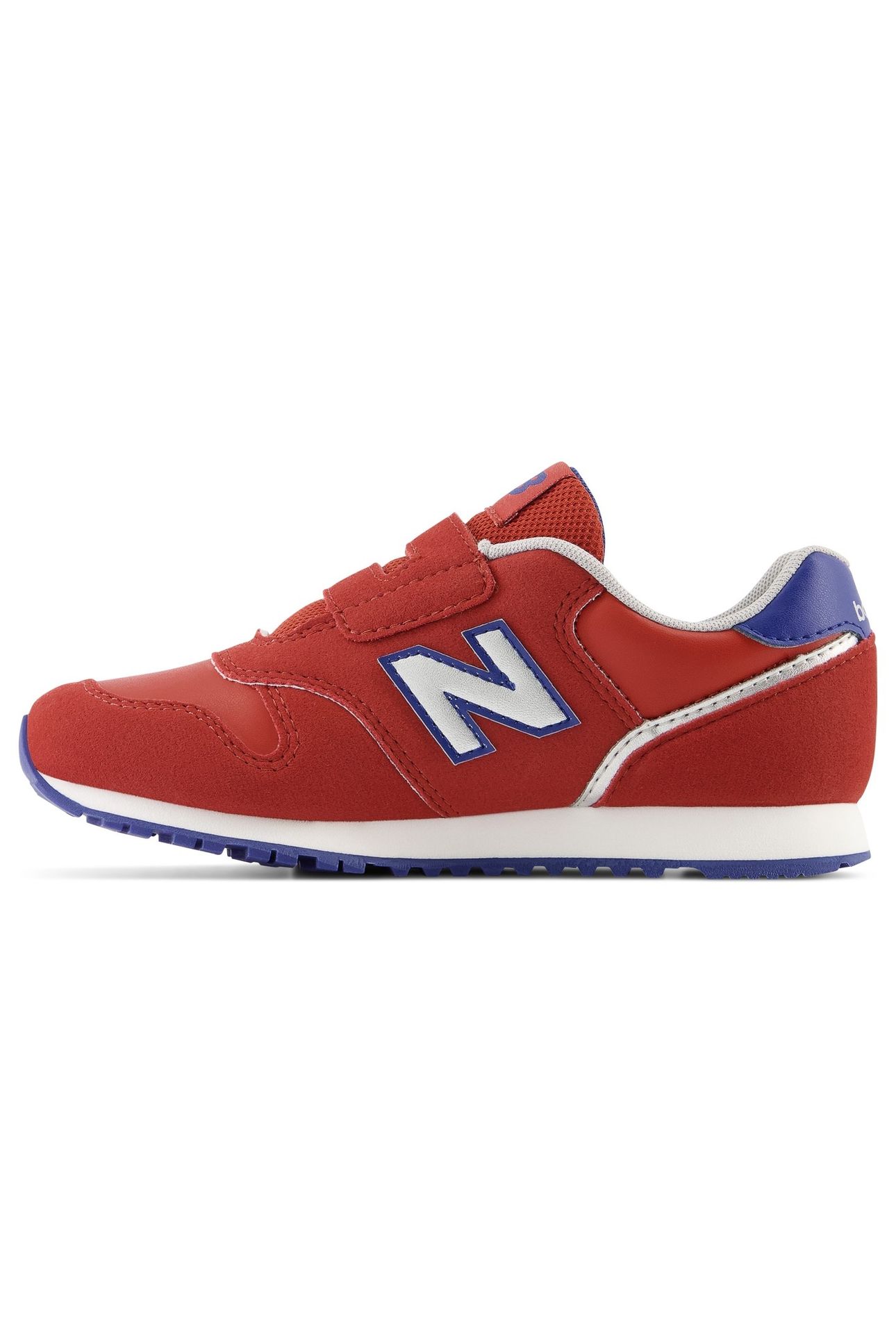 BOYS 373 HOOK AND LOOP BRICK RED 8