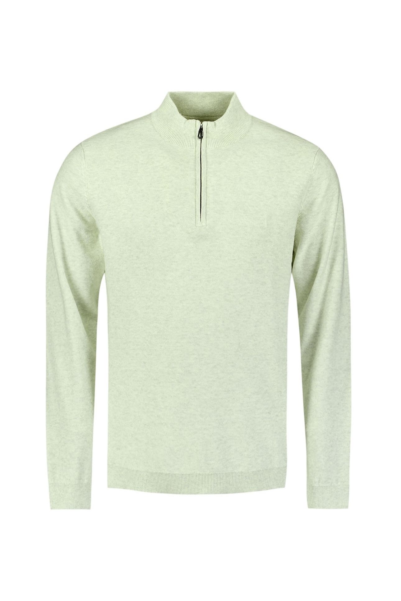 PULLOVER HALF ZIP MELANGE MINT 5