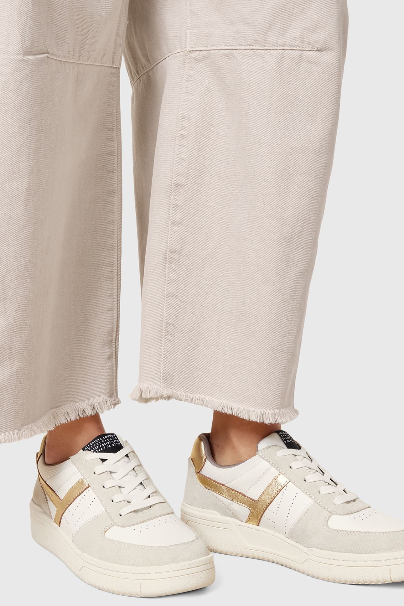 VIX SUEDE SNEAKER WHITE/GOLD 5