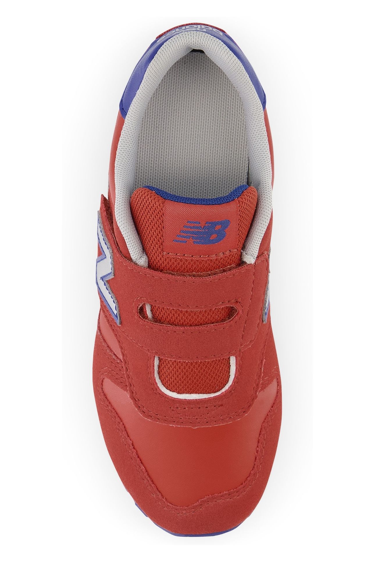BOYS 373 HOOK AND LOOP BRICK RED 6