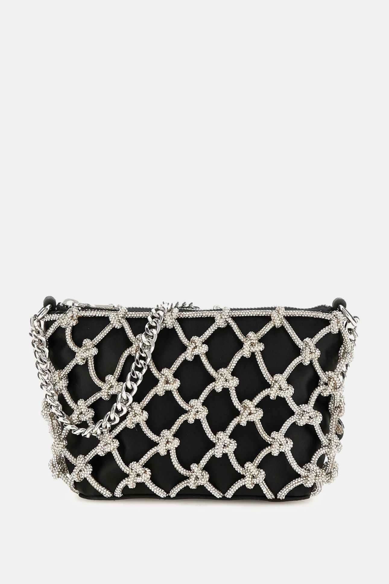 MARCIANO BY GUESS ZALINA TOP ZIP SHOULDER BAG BLACK 1