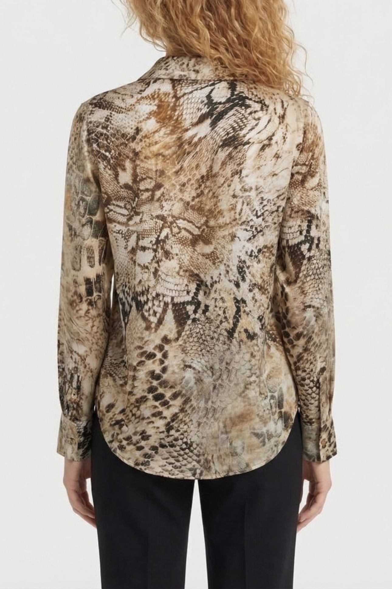 MARCIANO BY GUESS NEW MELISSA SHIRT JUMBLE SKIN PRINT 2