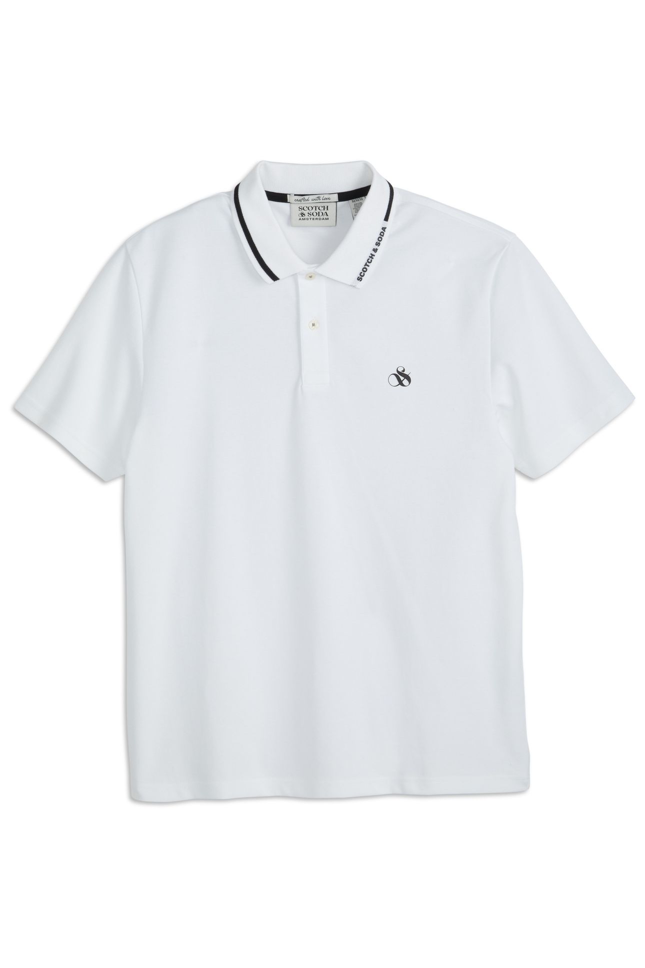 TIPPED POLO BRIGHT WHITE 1