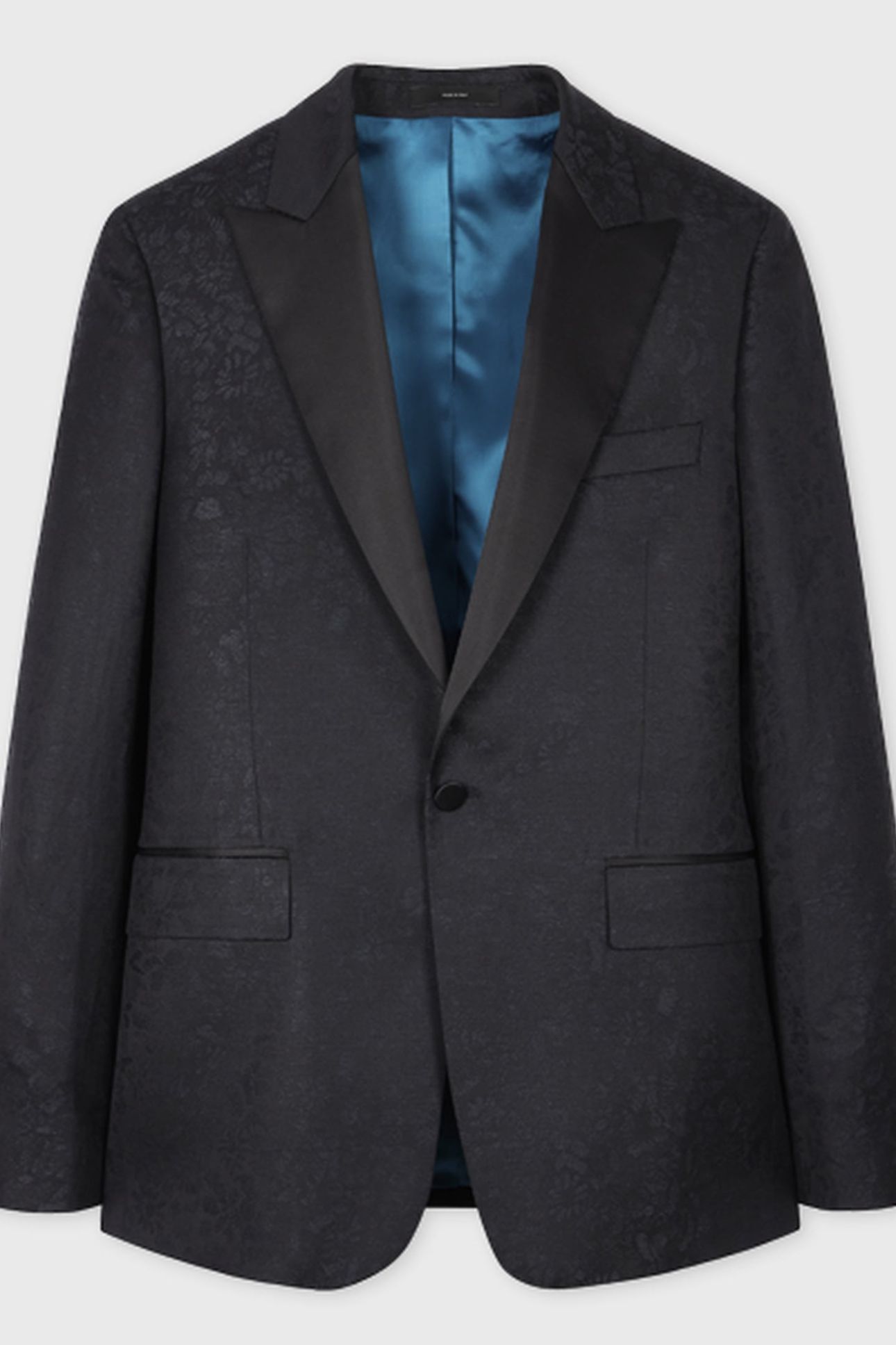 EVENING 1BTN JACKET BLACK MELANGE 4