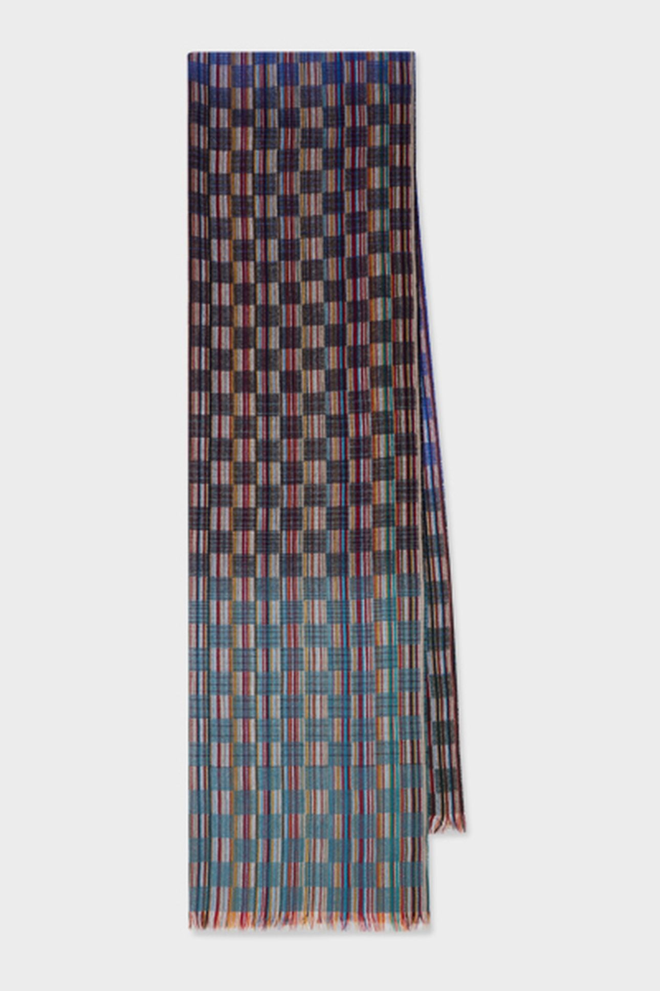 SCARF WEAVE SIGNATURE NAVY 3