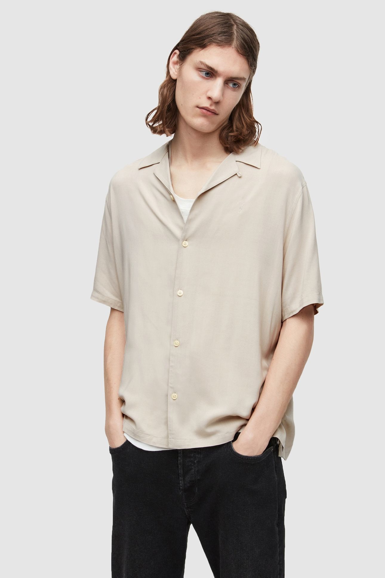 VENICE SS SHIRT CLIFFTOP TAUPE 1