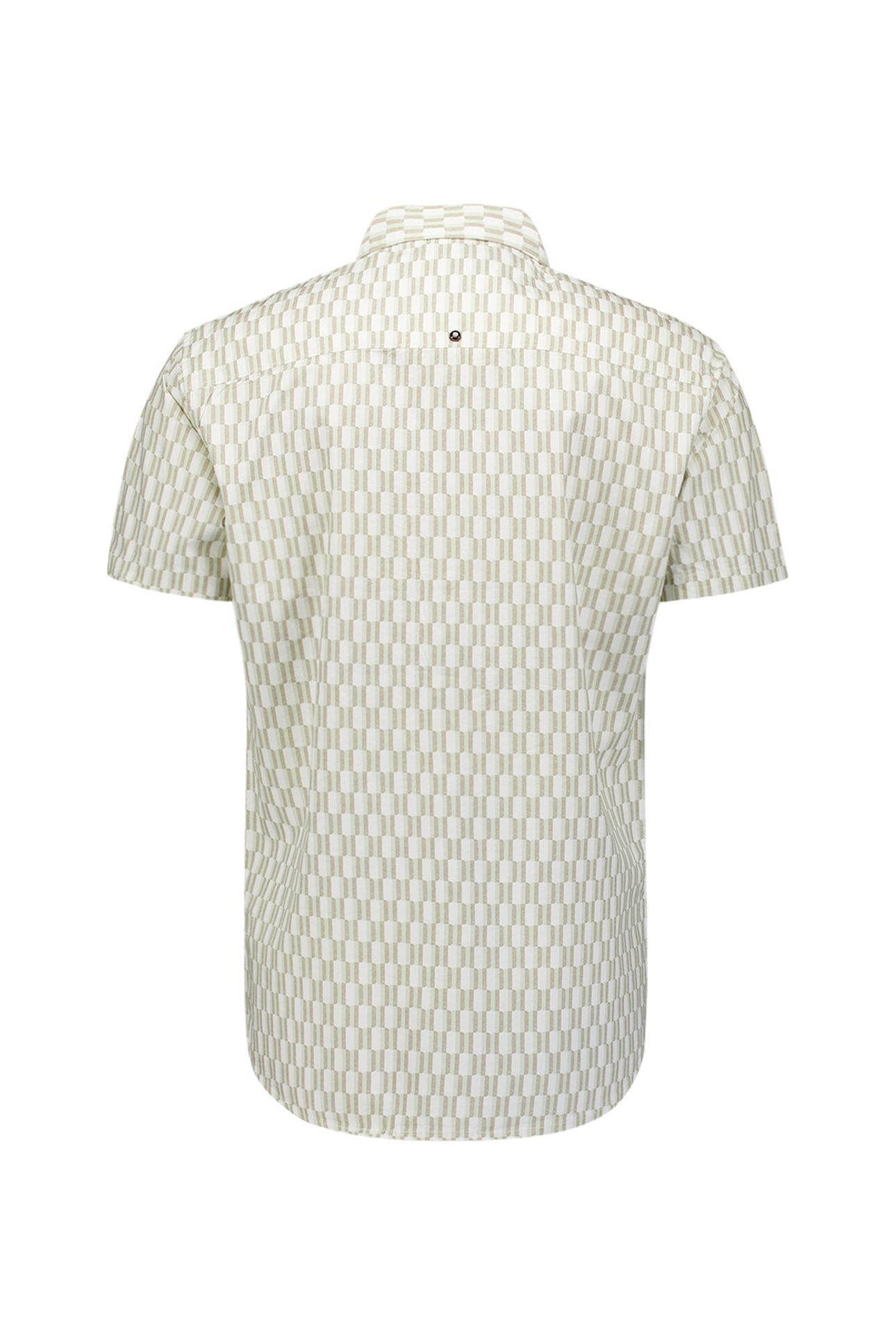 SHIRT SHORT SLEEVE STRETCH ALLOVER PRINTED GREEN 2