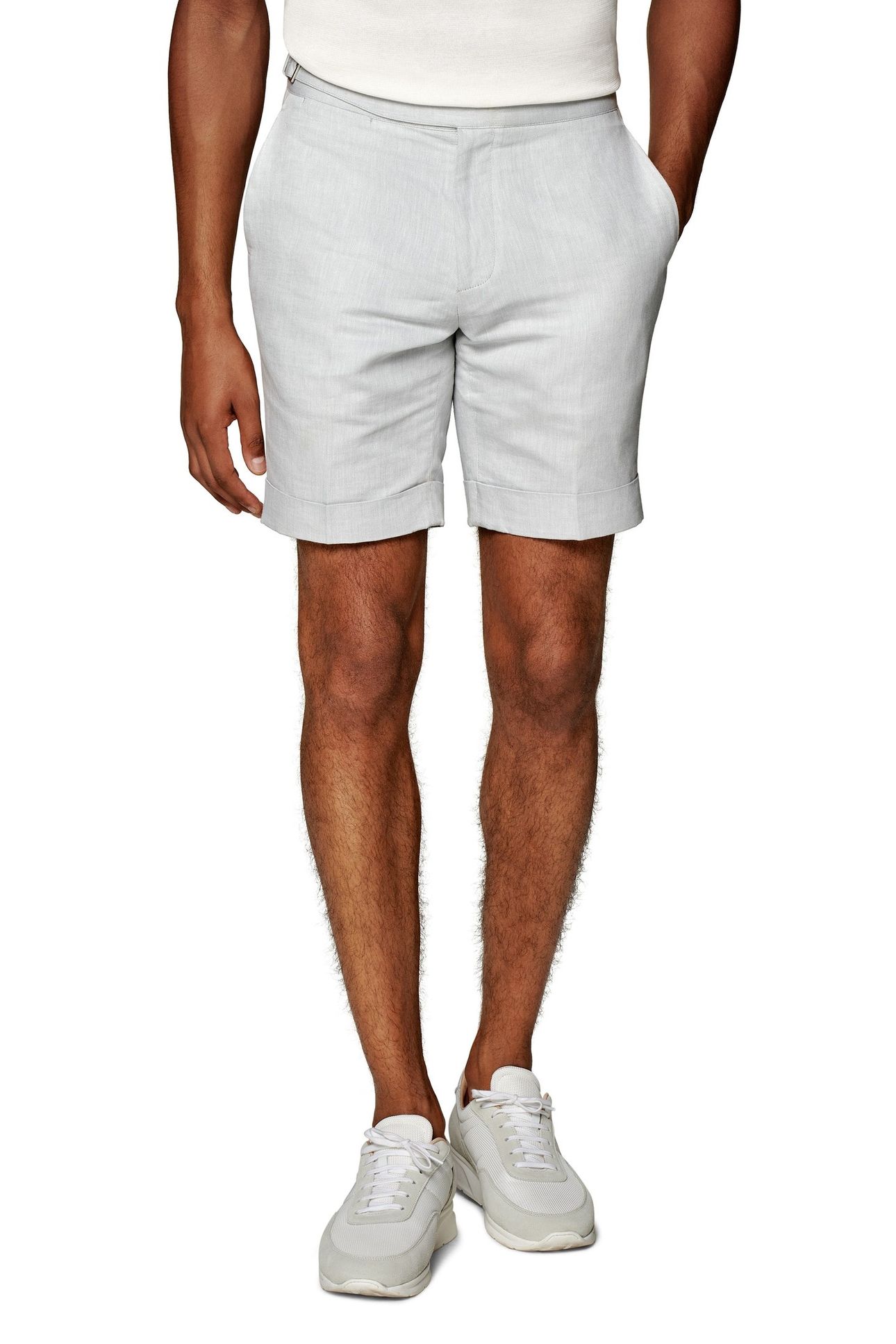 FELLINI SHORTS LIGHT GREY 3