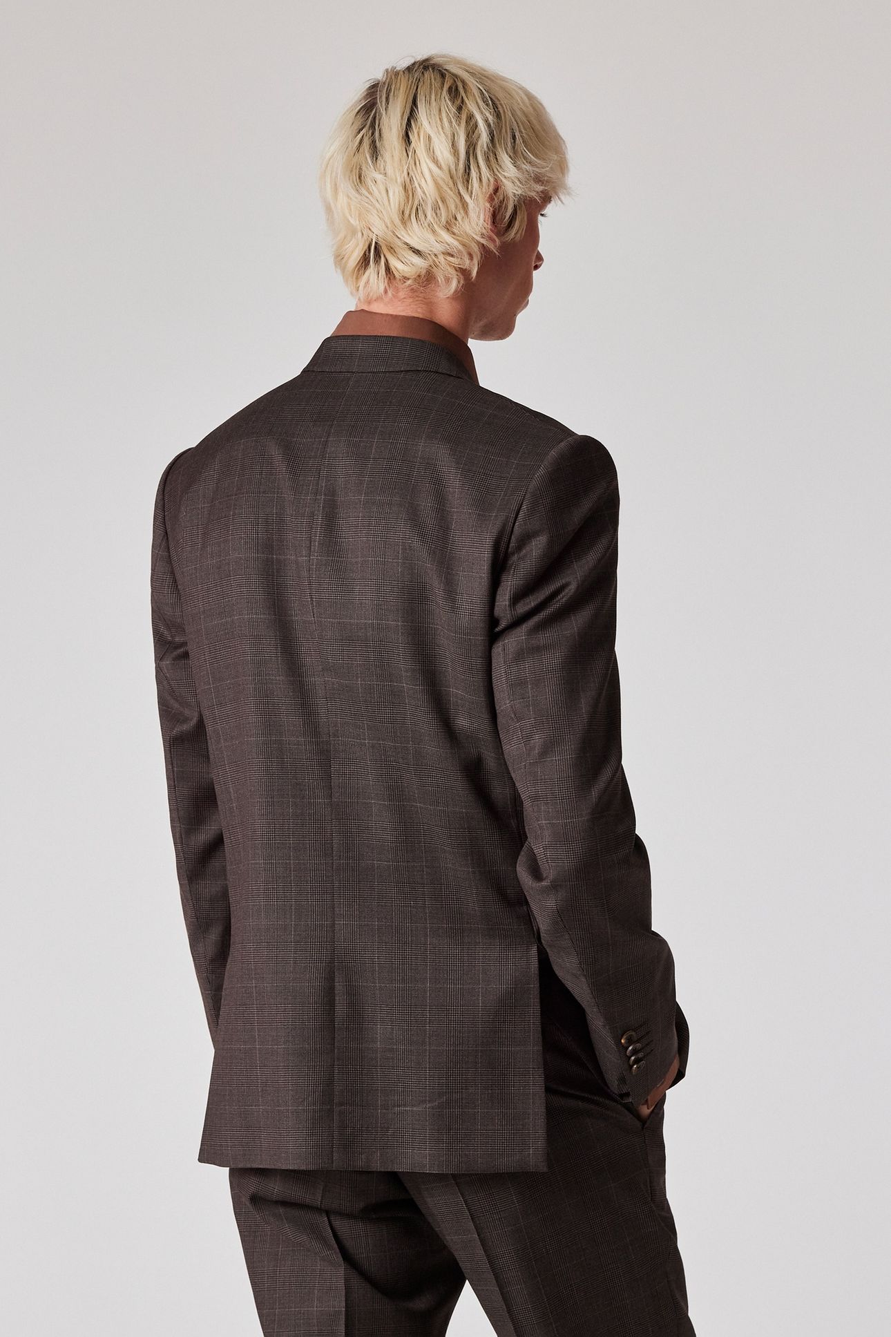 GENTS TAILORED FIT 2BTN JACKET DARK VIOLET 3