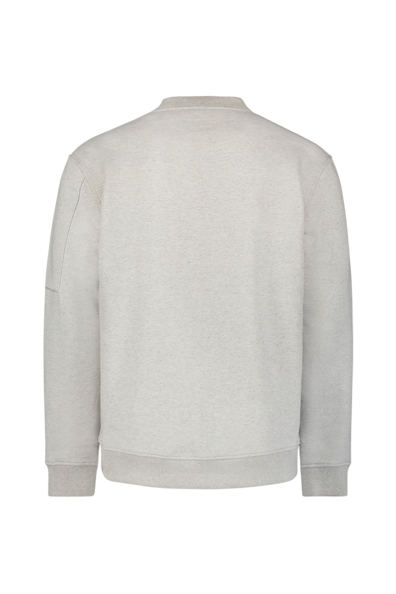 SWEATER CREWNECK MELANGE CHALK 7