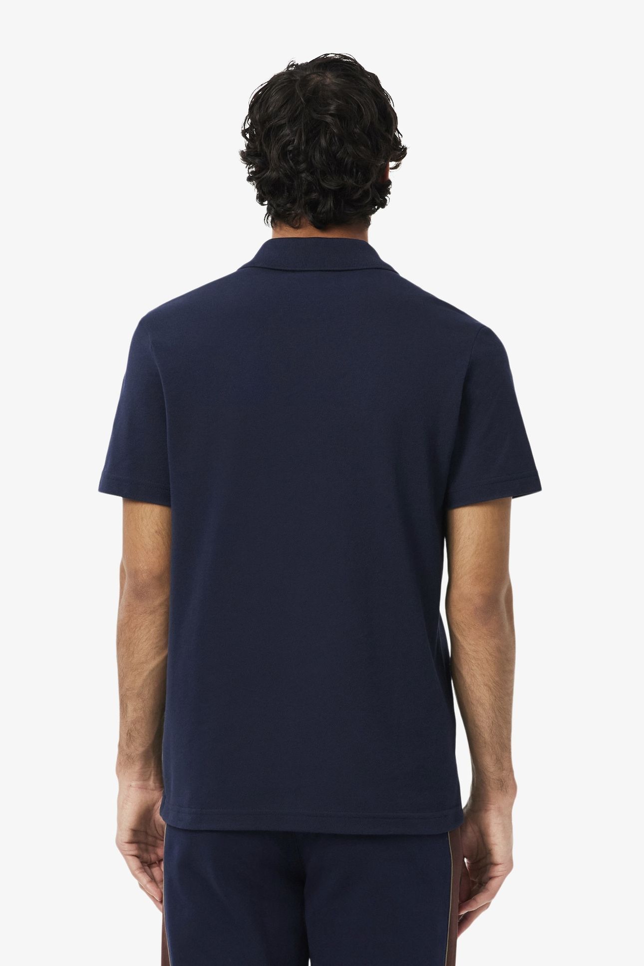 SHORT SLEEVE POLO NAVY BLUE/FLOUR-RED 2
