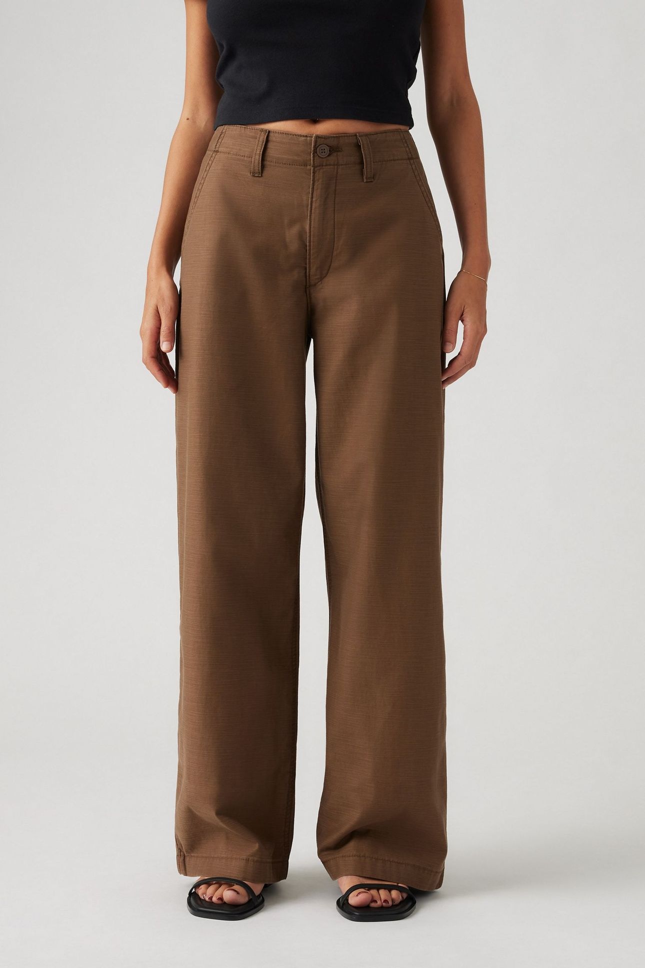 90'S STRAIGHT JEANS BROWN 2
