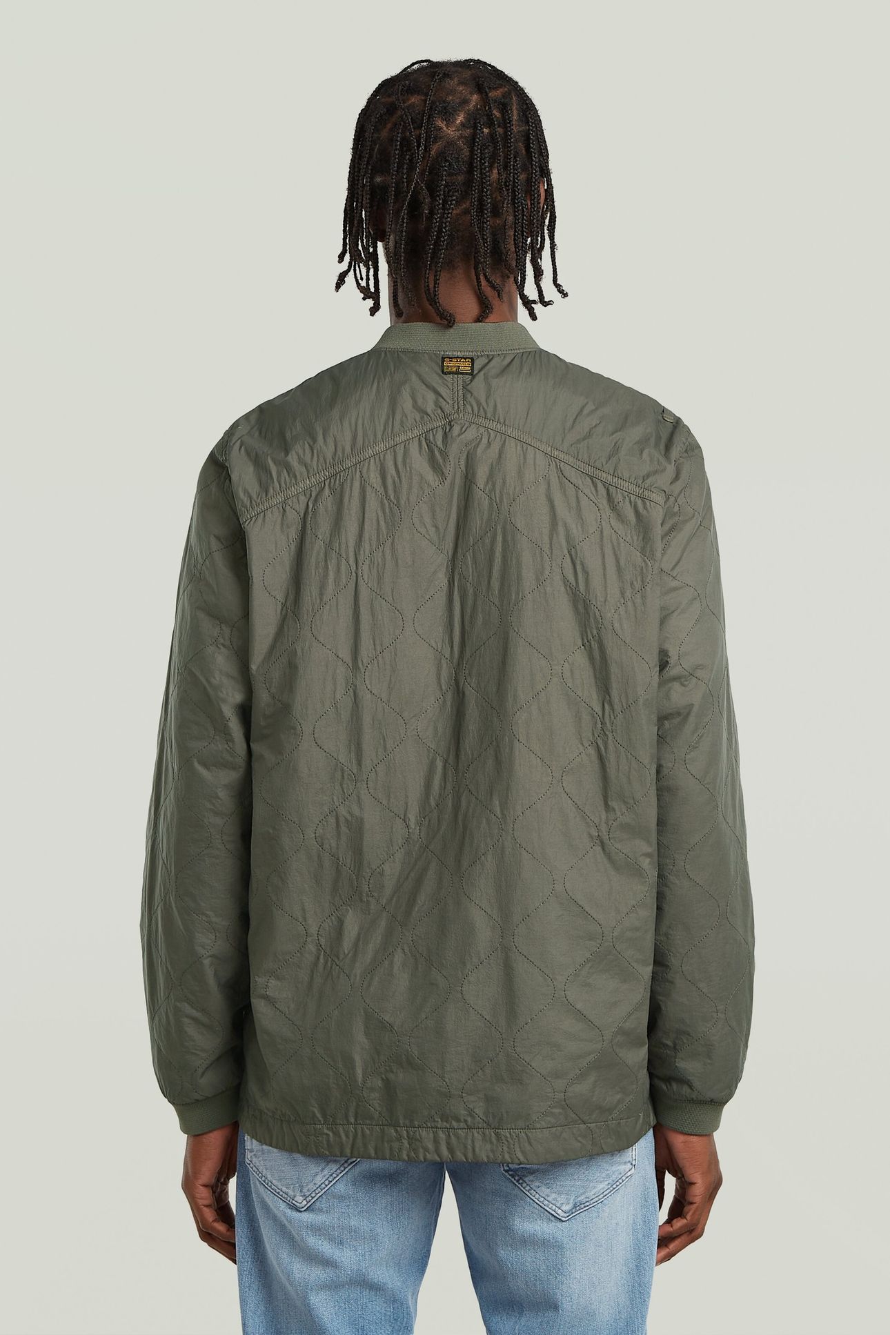 LT PADDED QUILTED JACKET GS GREY GD 3