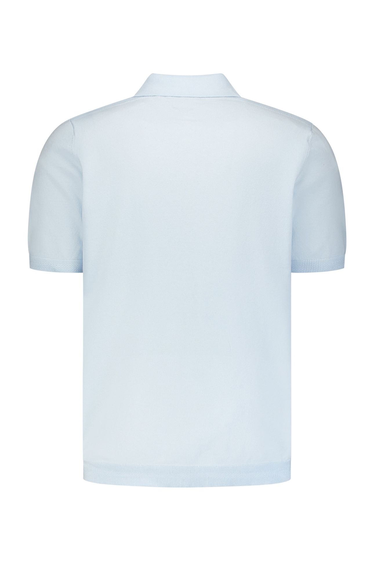 PULLOVER SHORT SLEEVE POLO BUTTON SKY 2