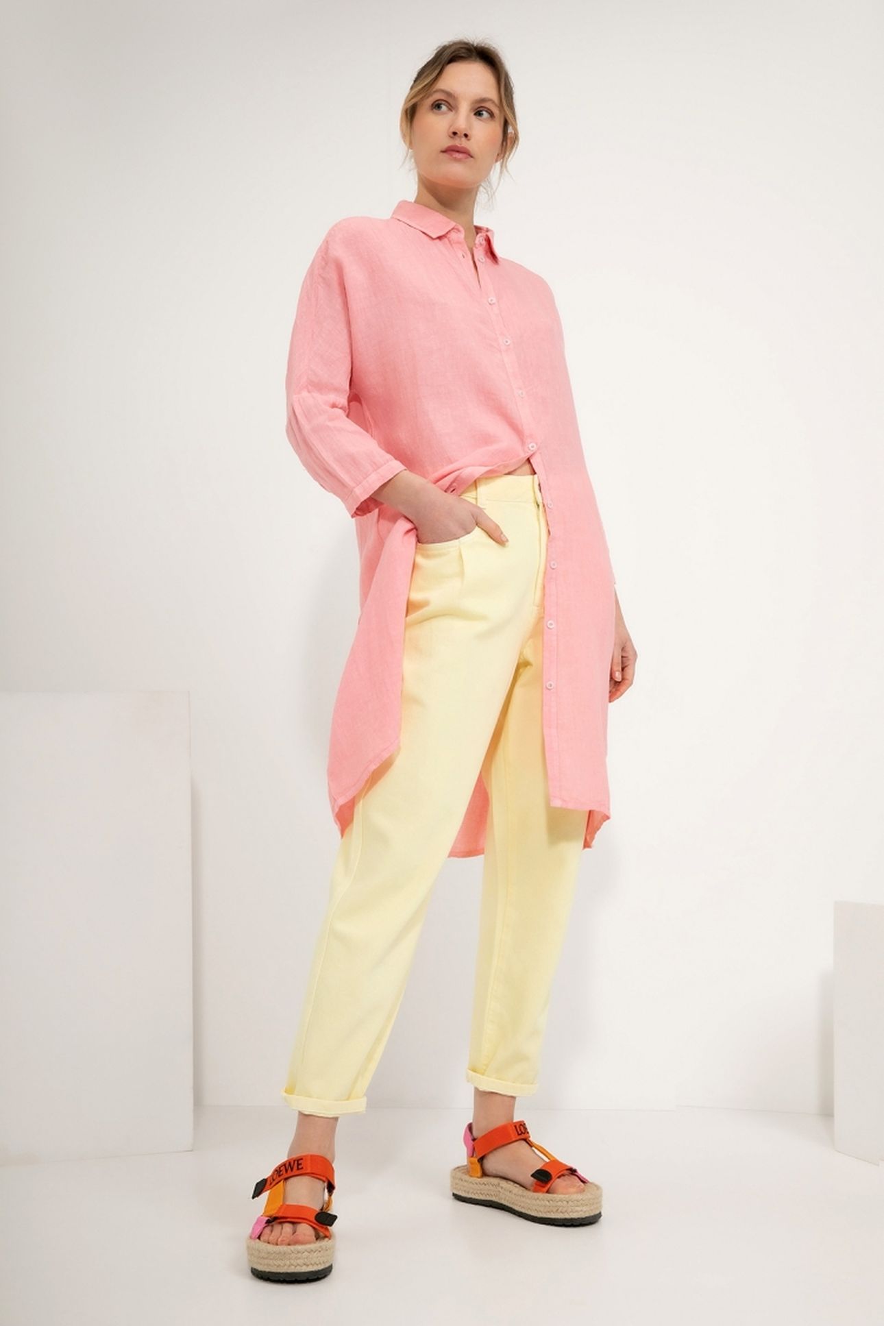 LORENNE BLOUSE INDIAN PINK 3