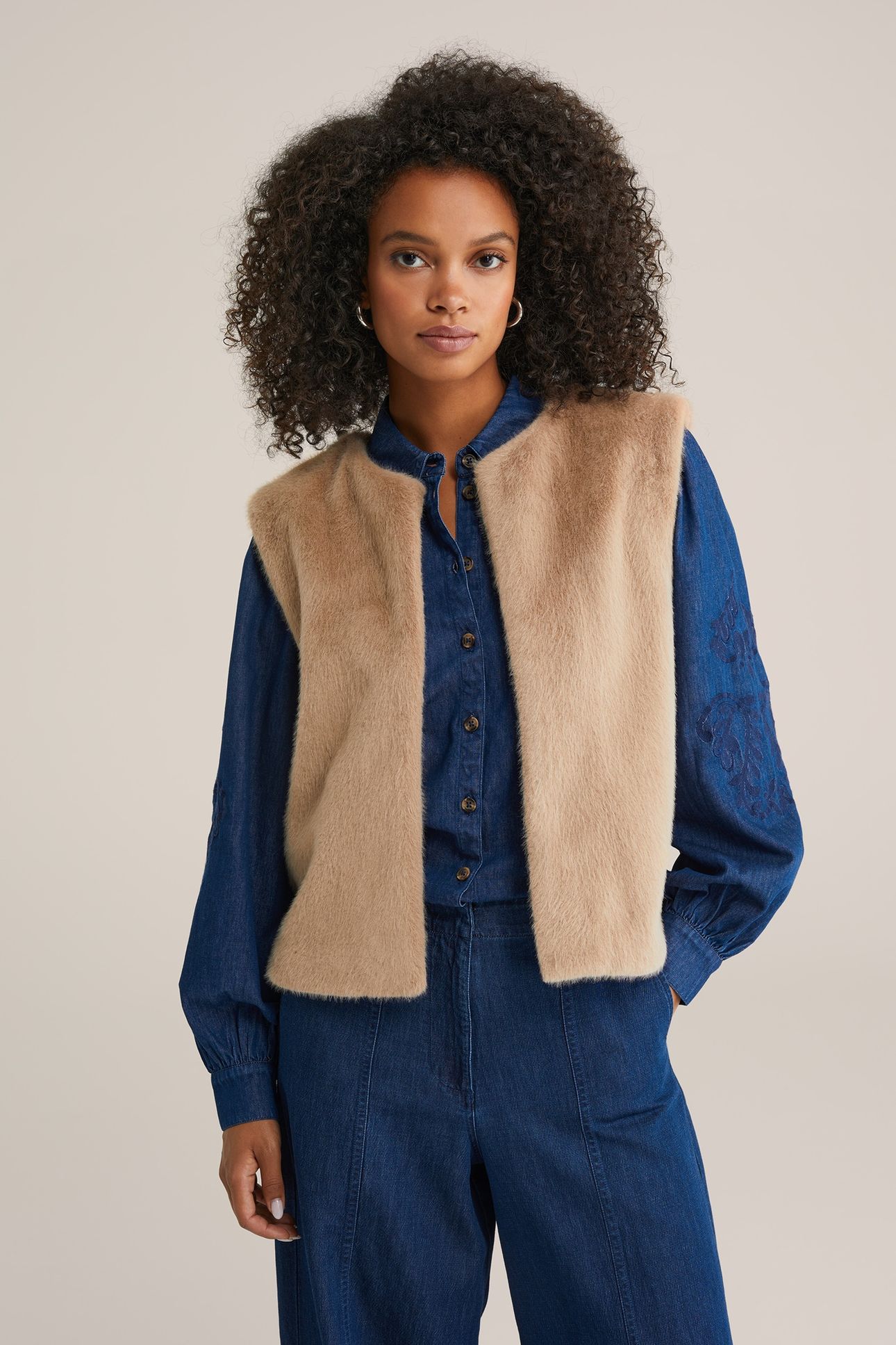 GILET BEIGE 1