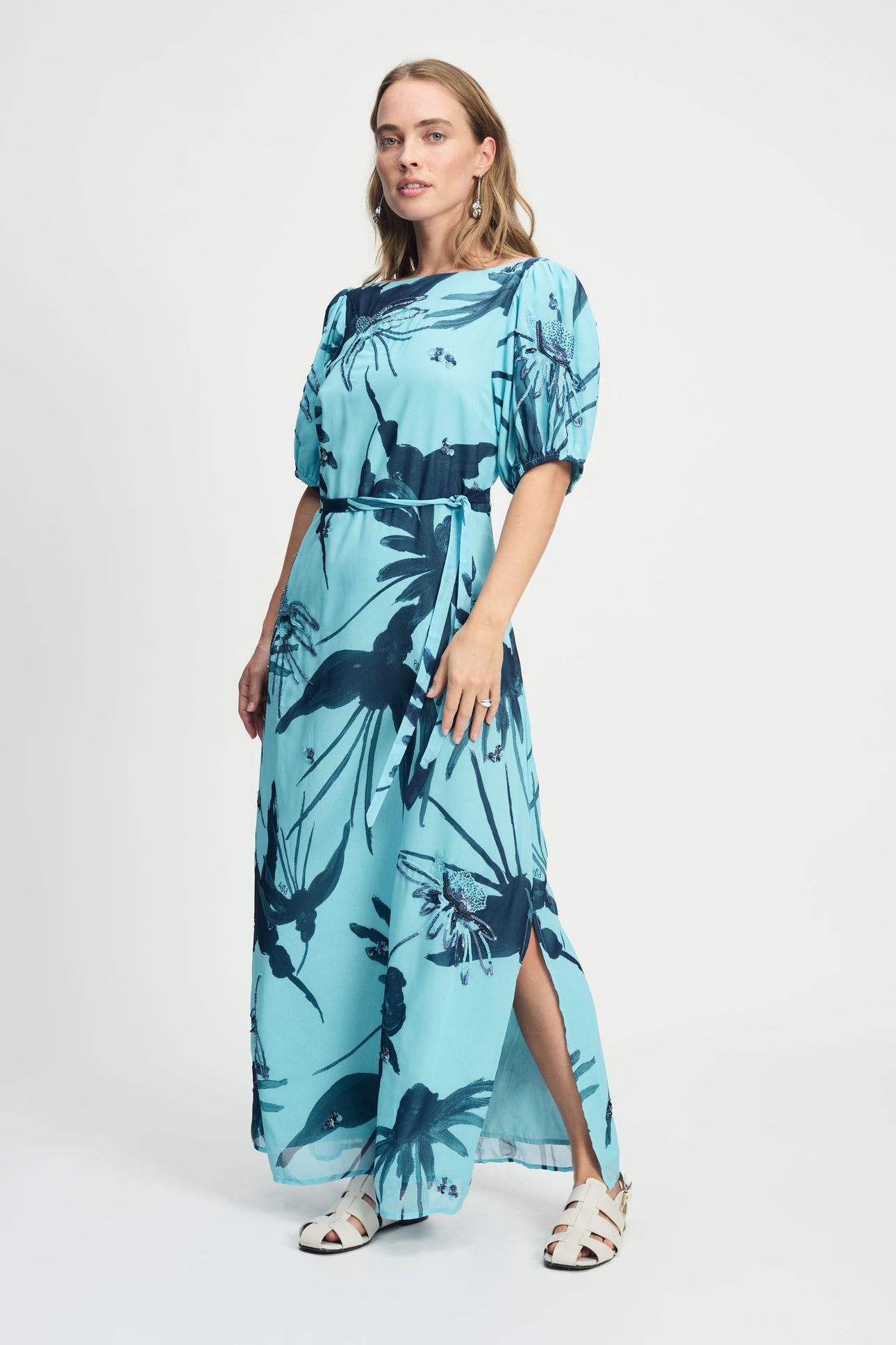 DRESS - ARTISAN BLUE SEQUINS 2
